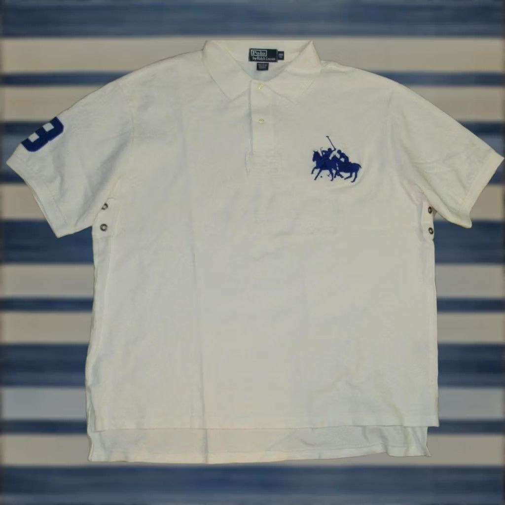 Ralph Lauren Vtg Ralph Lauren White Short Sleeve Polo Shirts 2XB Mens XS? Size US XXL / EU 58 / 5 - 1 Thumbnail