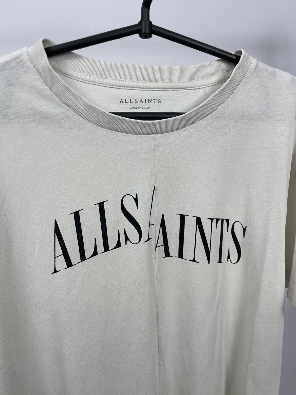 Allsaints Allsaints London T-Shirt Size M White Big Logo Made in Portu Size US M / EU 48-50 / 2 - 3 Thumbnail