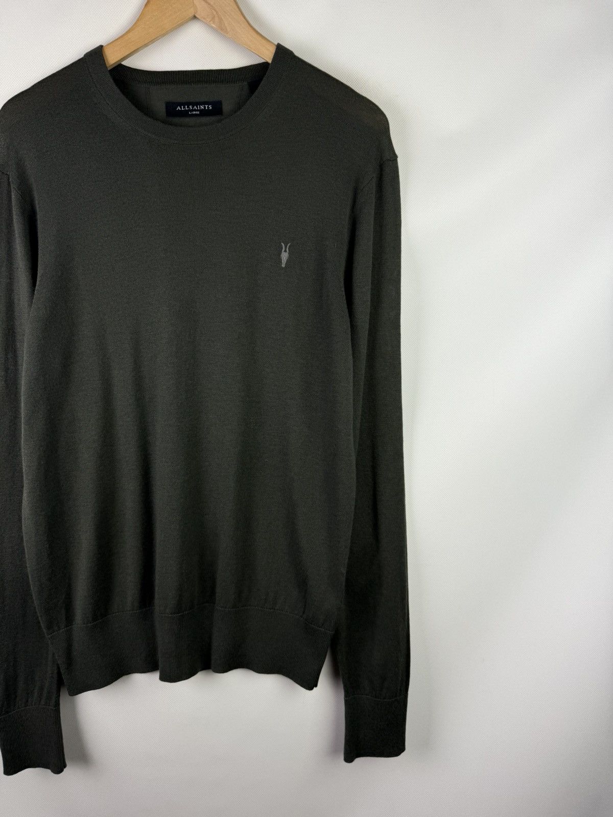 Allsaints Alllsaints Nomo Crew Neck Men’s Lightweight Sweater Pullover Size US L / EU 52-54 / 3 - 3 Thumbnail