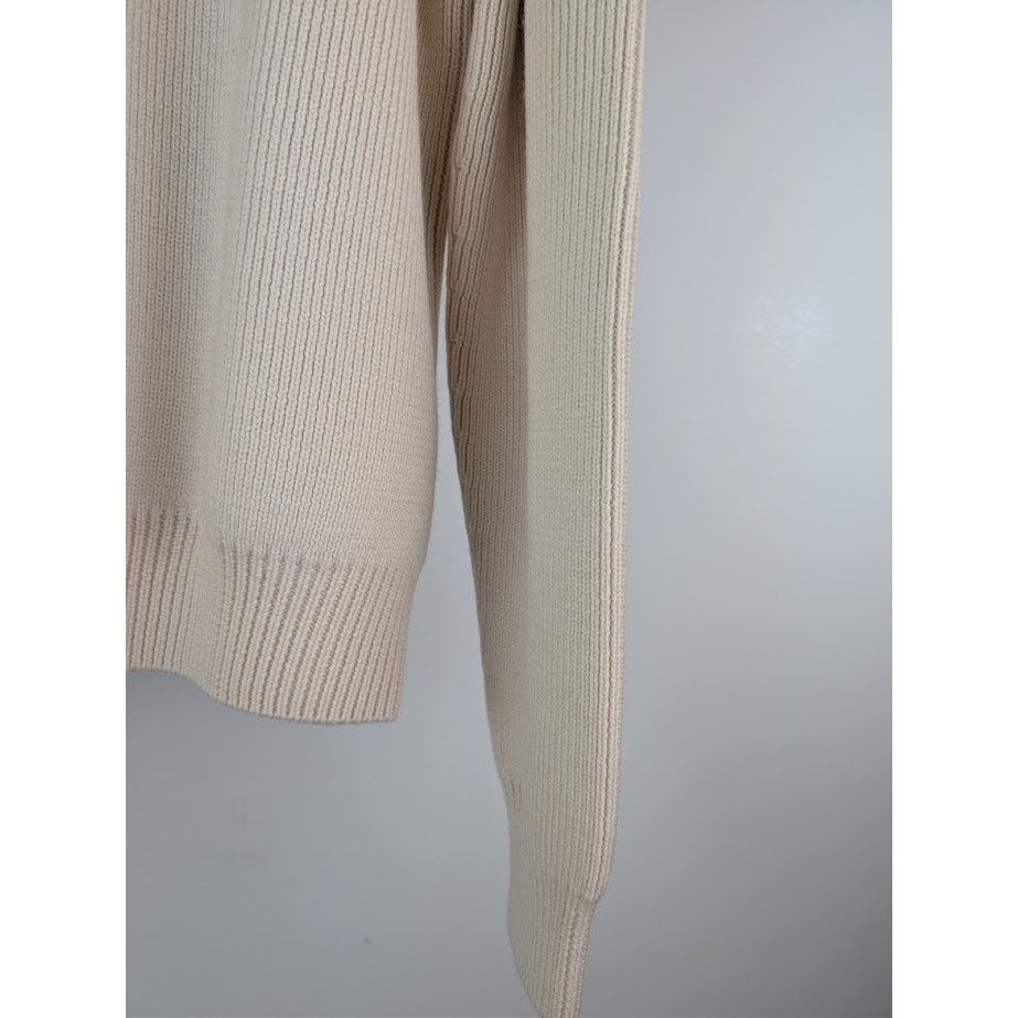 Tom Ford o1rshd1 Knitwear Button Sweater in Ivory Size US XL / EU 56 / 4 - 5 Thumbnail