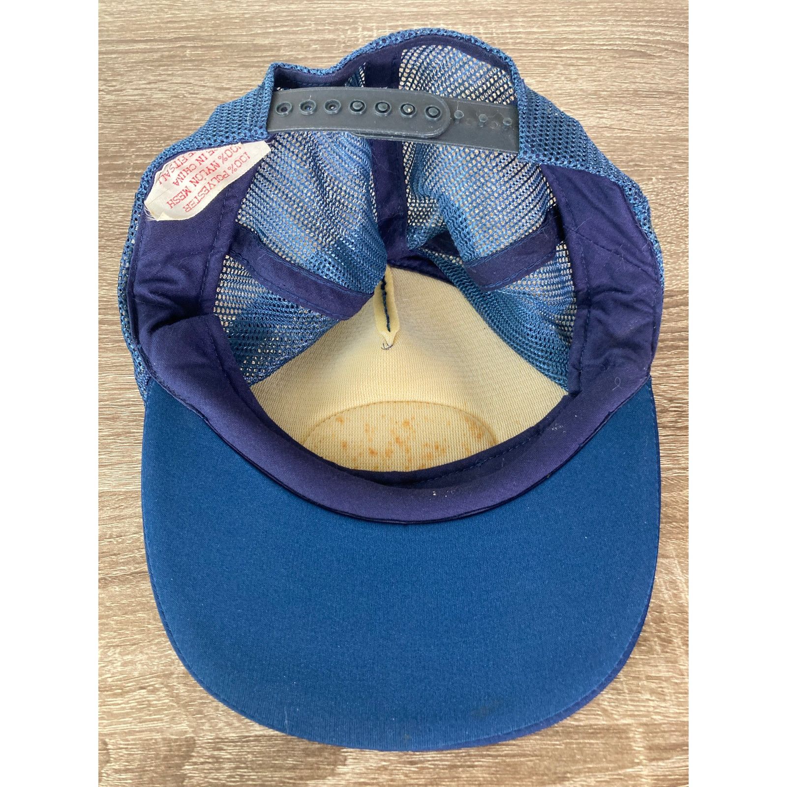 Vintage Vintage Blue Captain Snapback Hat Unisex Nautical 80s Size ONE SIZE - 3 Thumbnail