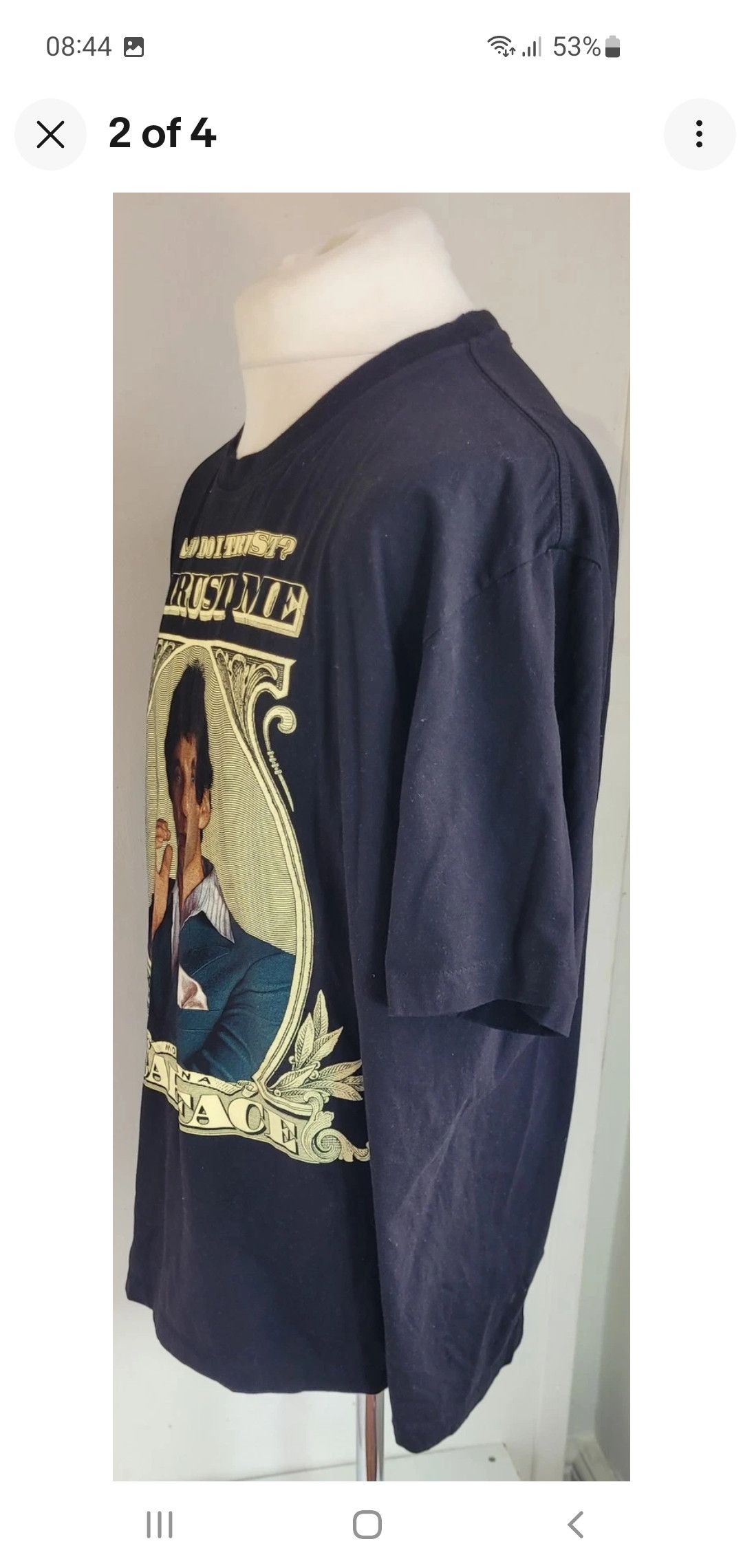 Other The Roxx Power Plus Scarface Graphic Black T-Shirt Size 2XL Size US XXL / EU 58 / 5 - 3 Thumbnail