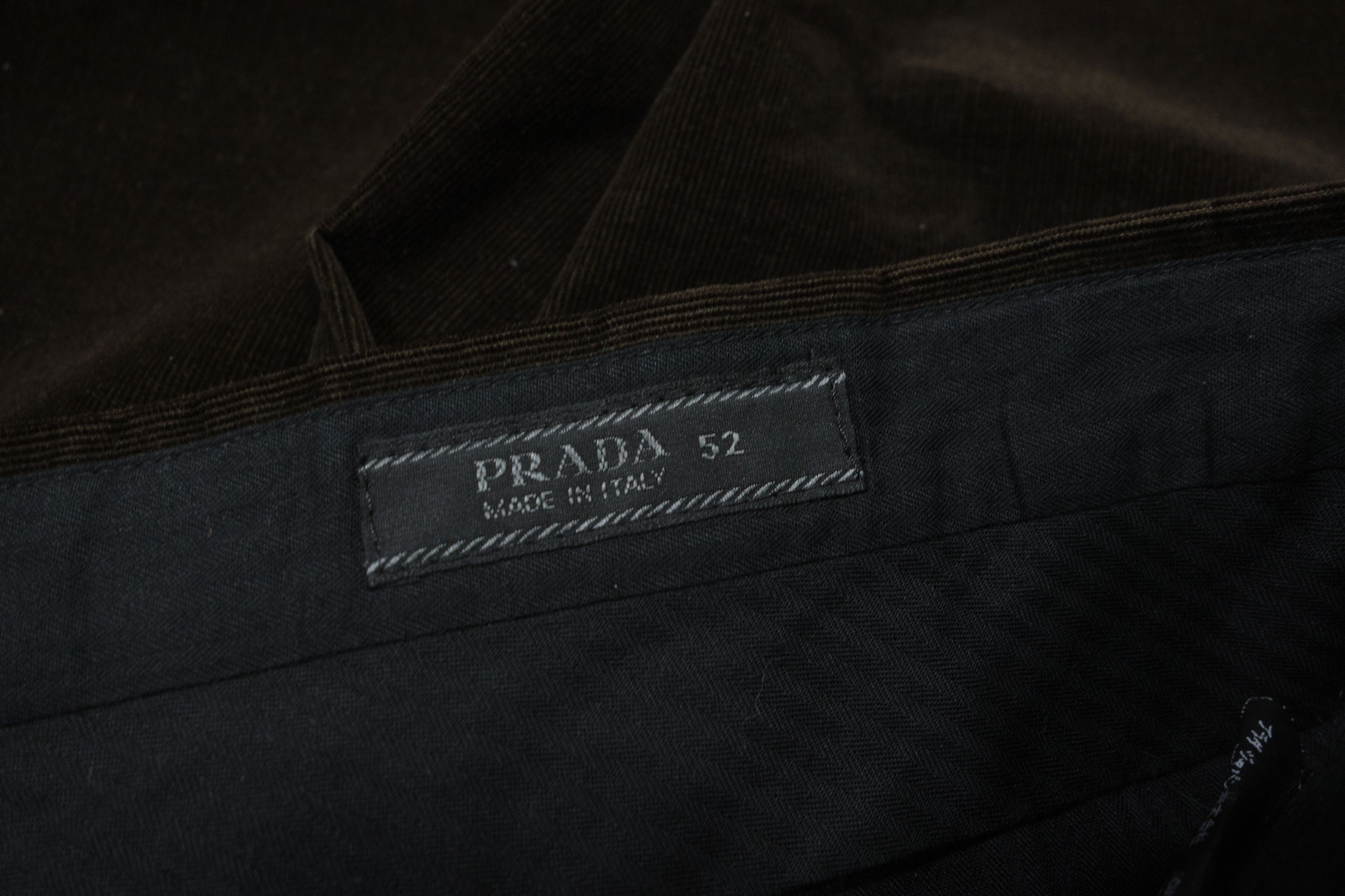 Prada Corduroy Pants 2008 Size US 36 / EU 52 - 7 Thumbnail