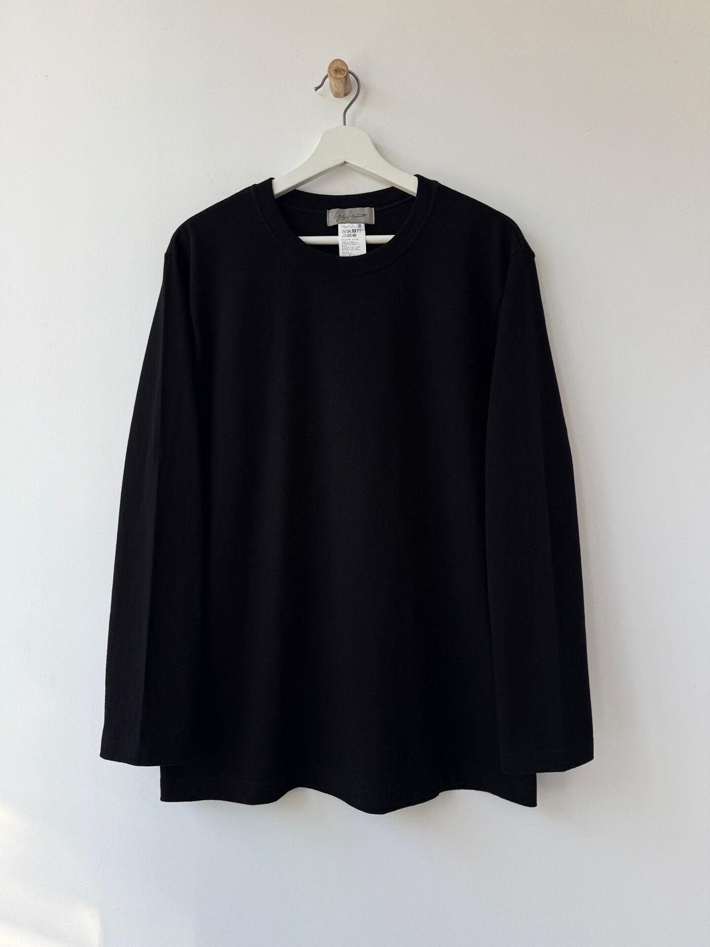 Yohji Yamamoto Yohji Yamamoto Femme Black Cotton Top Size M / US 6-8 / IT 42-44 - 1 Thumbnail