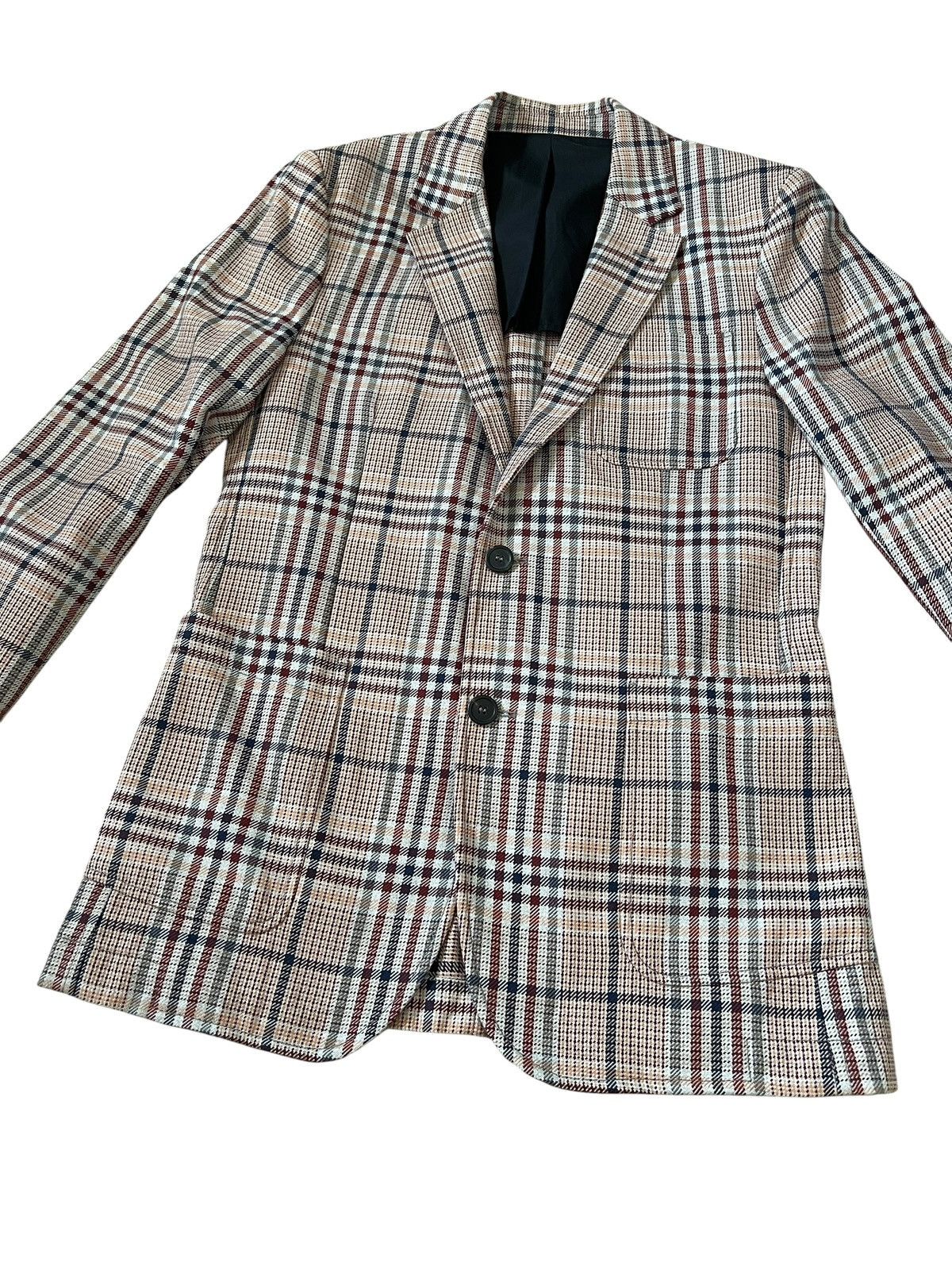 AMI Ami Alexandre Mattiussi Plaid Blazer Size US S / EU 44-46 / 1 - 7 Thumbnail