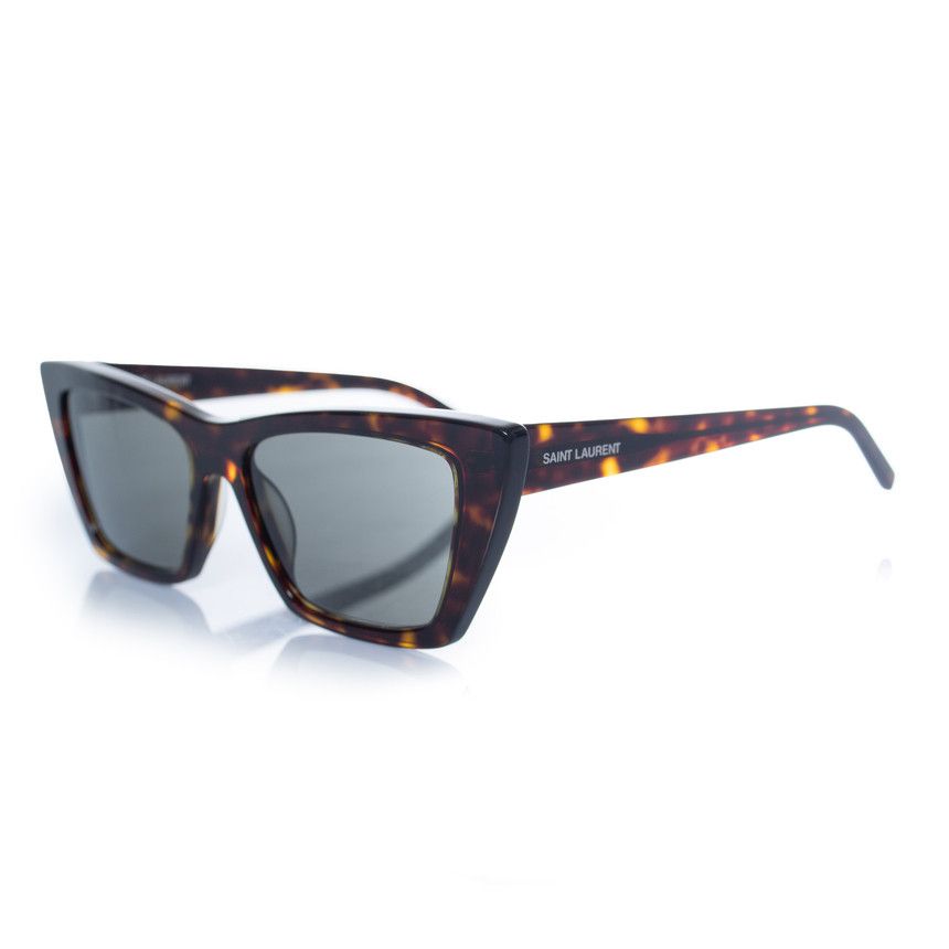 Saint Laurent Paris Saint Laurent, Mica tortoise sunglasses in brown Size ONE SIZE - 1 Thumbnail