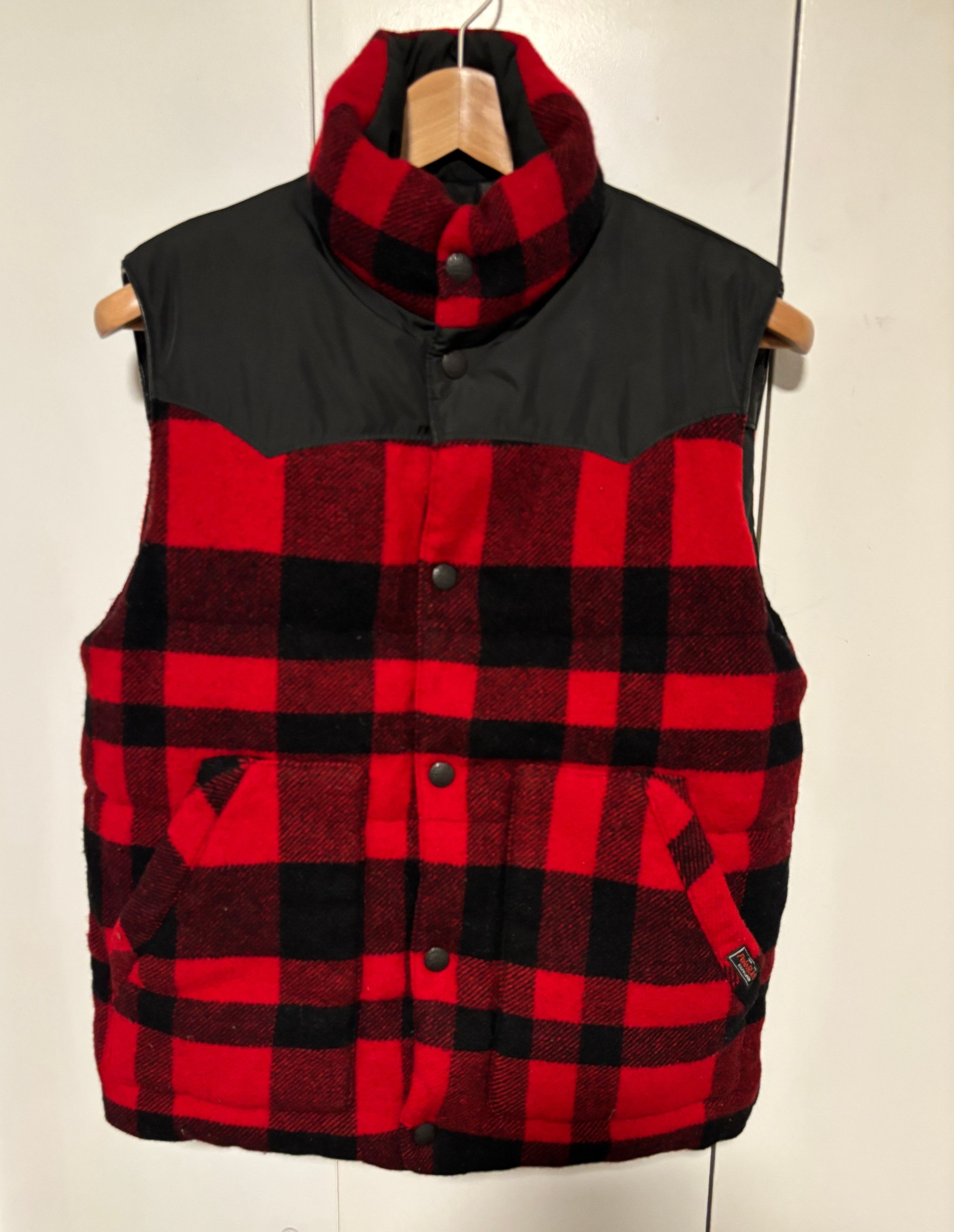 Polo Ralph Lauren $600 RARE Plaid Reversible Down Vest Leather Yoke- Small Size US S / EU 44-46 / 1 - 1 Thumbnail