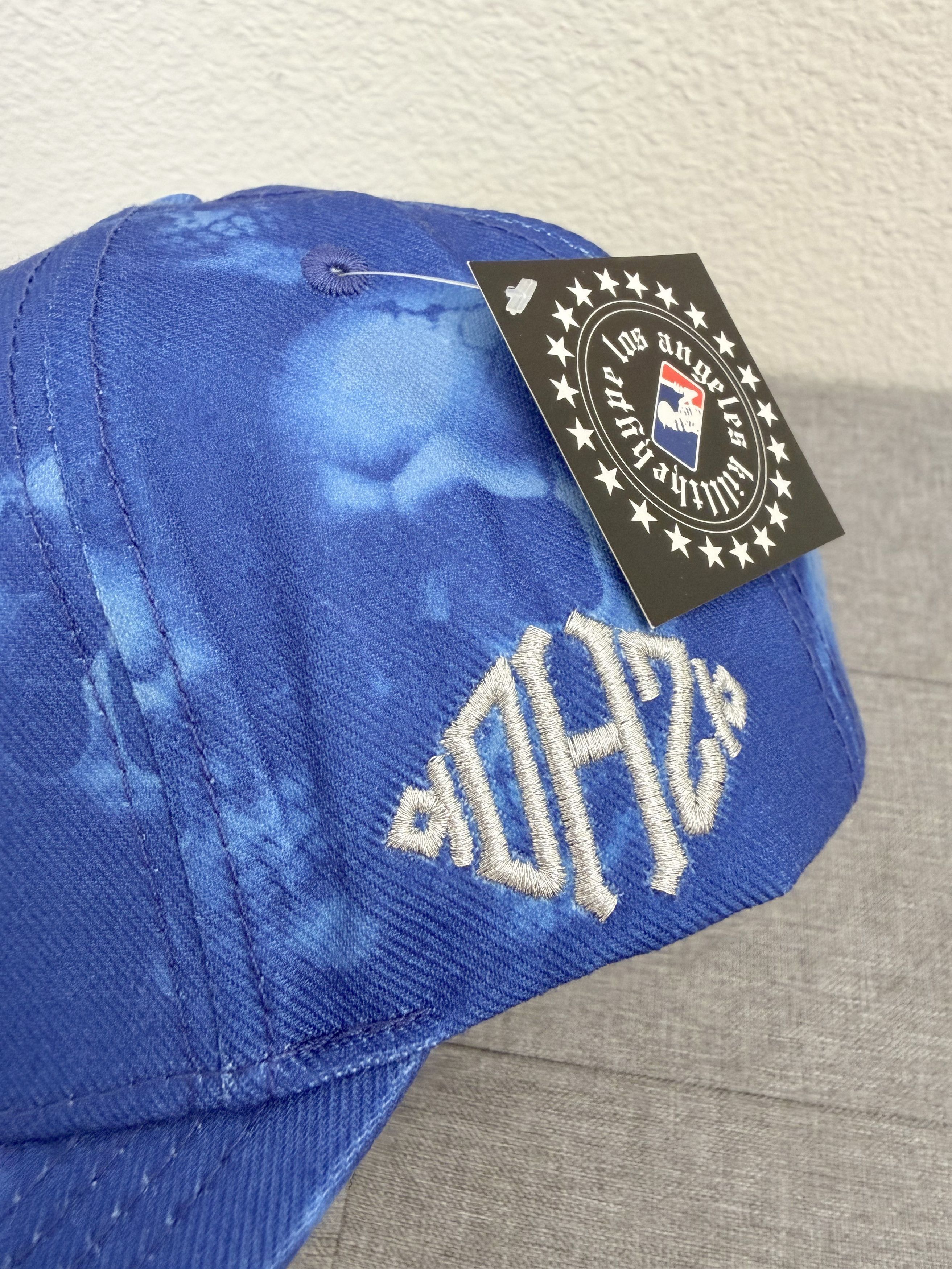 Other KTH Kill The Hype SnapBack Hat Blue Skull Print Size ONE SIZE - 8 Thumbnail
