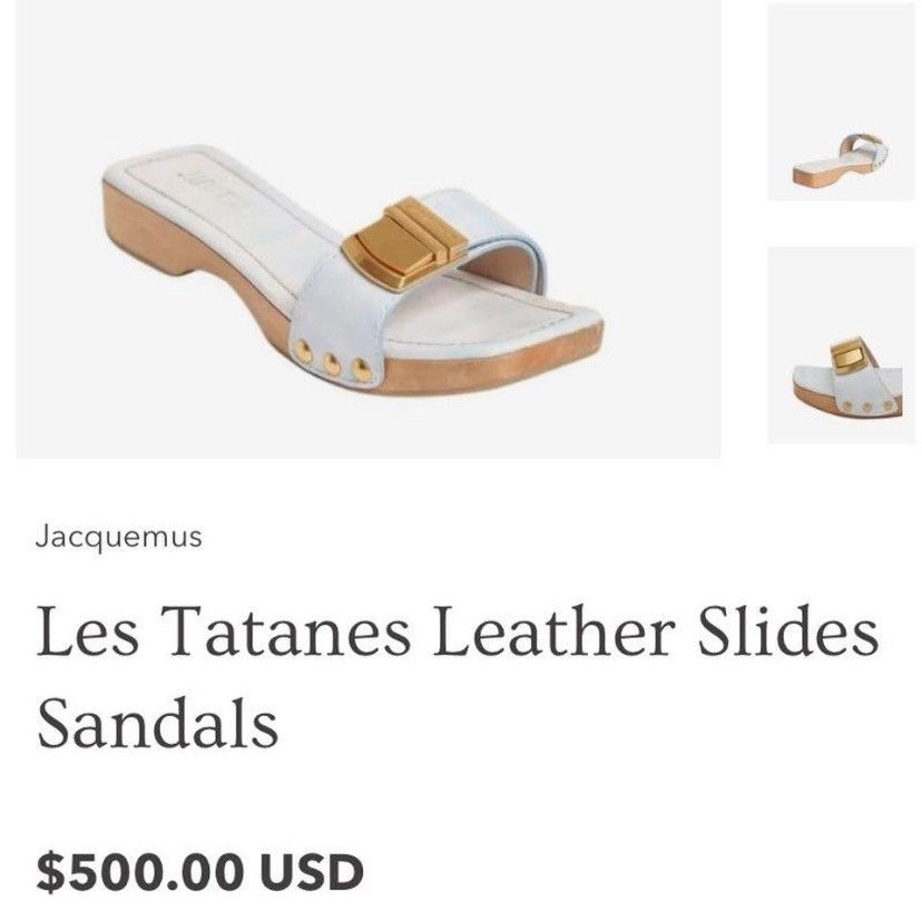 Jacquemus Jacquemus sandals Size US 8 / IT 38 - 1 Thumbnail