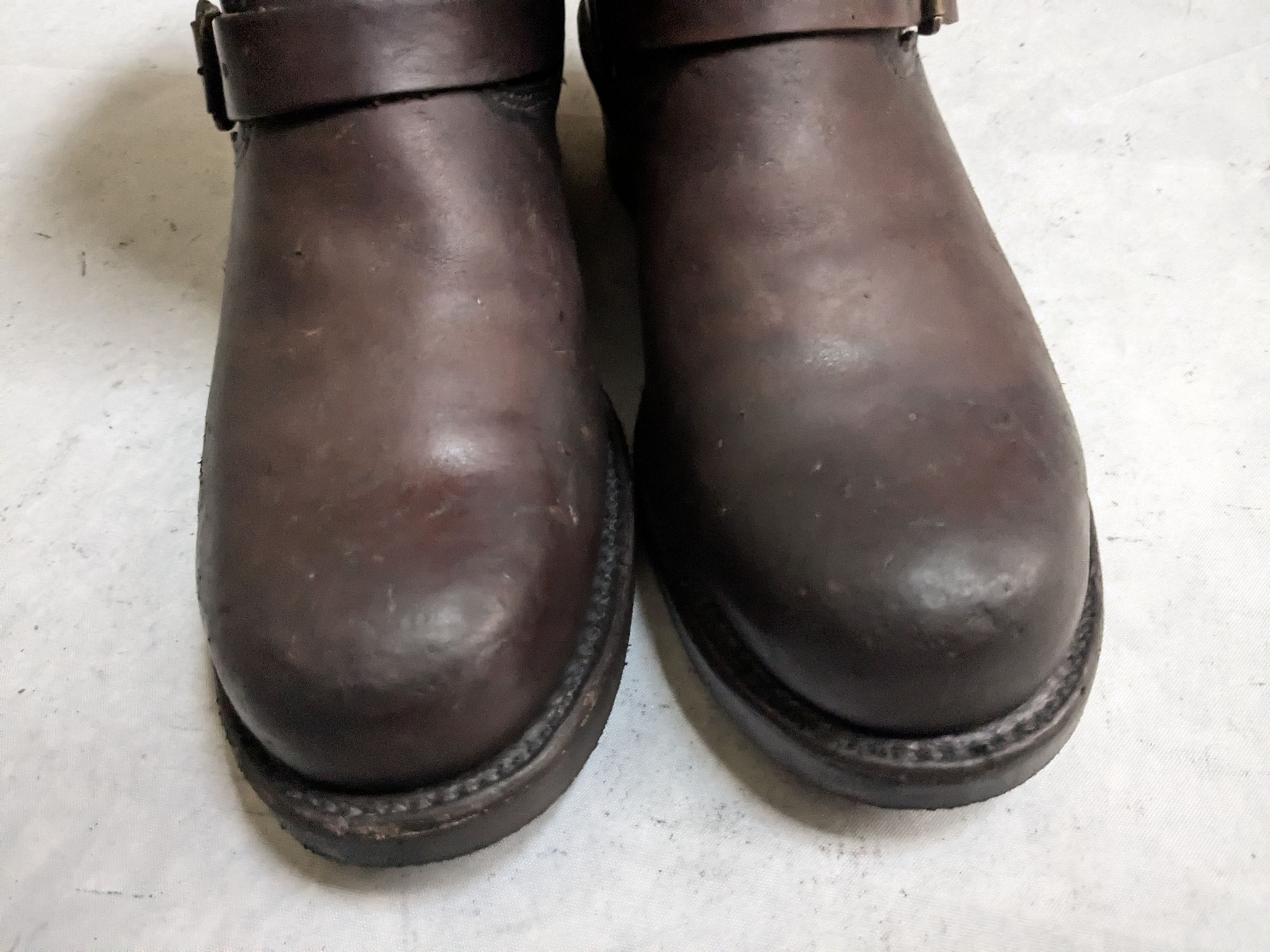 Frye Frye Engineer Boots Brown 8.5 M USA Leather Strap Buckle Size US 8.5 / EU 41-42 - 3 Thumbnail