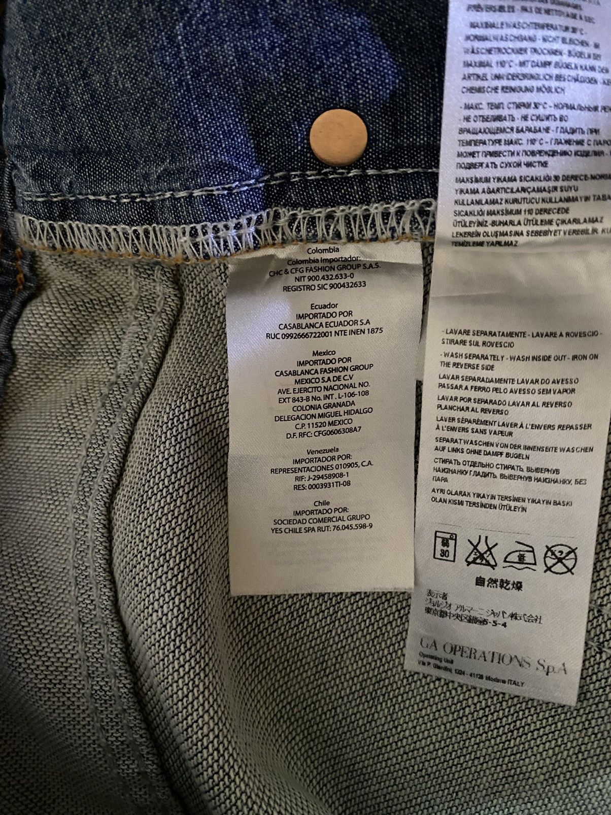 Armani Exchange × Designer × Vintage Armani Exchange Slim Fit Blue Denim Size US 32 / EU 48 - 11 Thumbnail