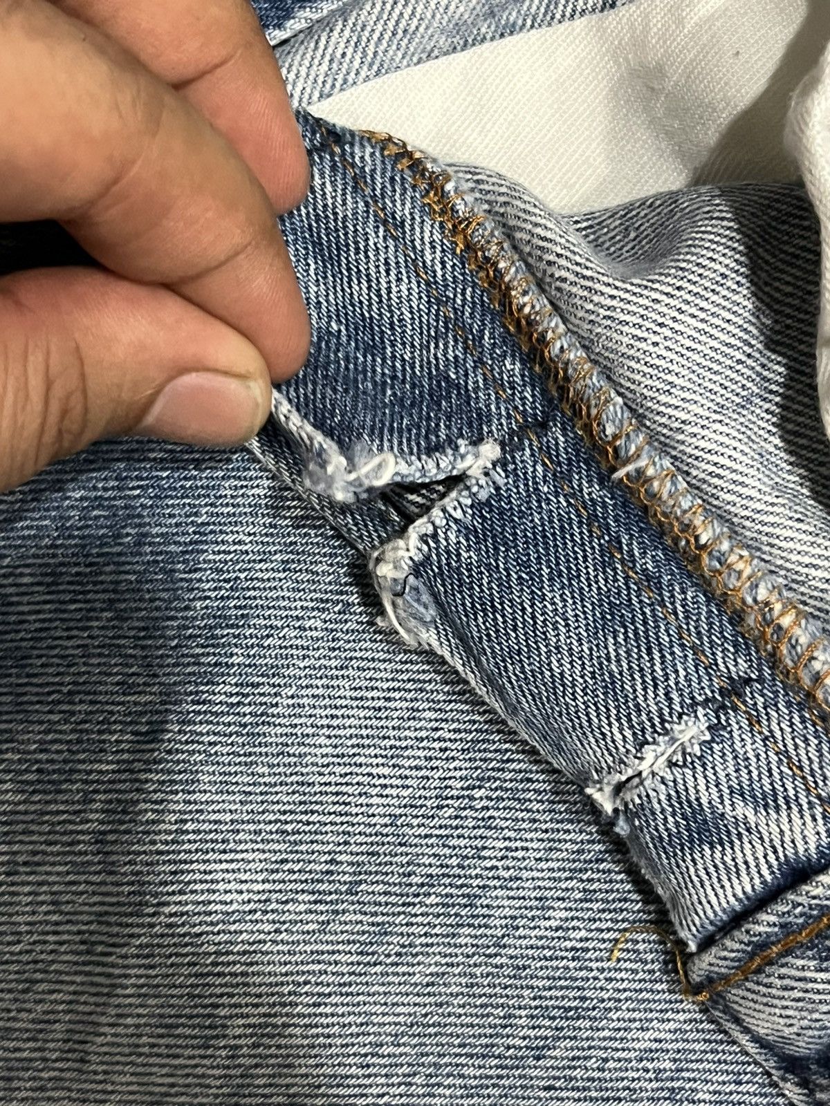 Levi's Vintage Y2K Levi’s 501 Blue Washed Straight Leg Jeans Size US 33 - 7 Thumbnail