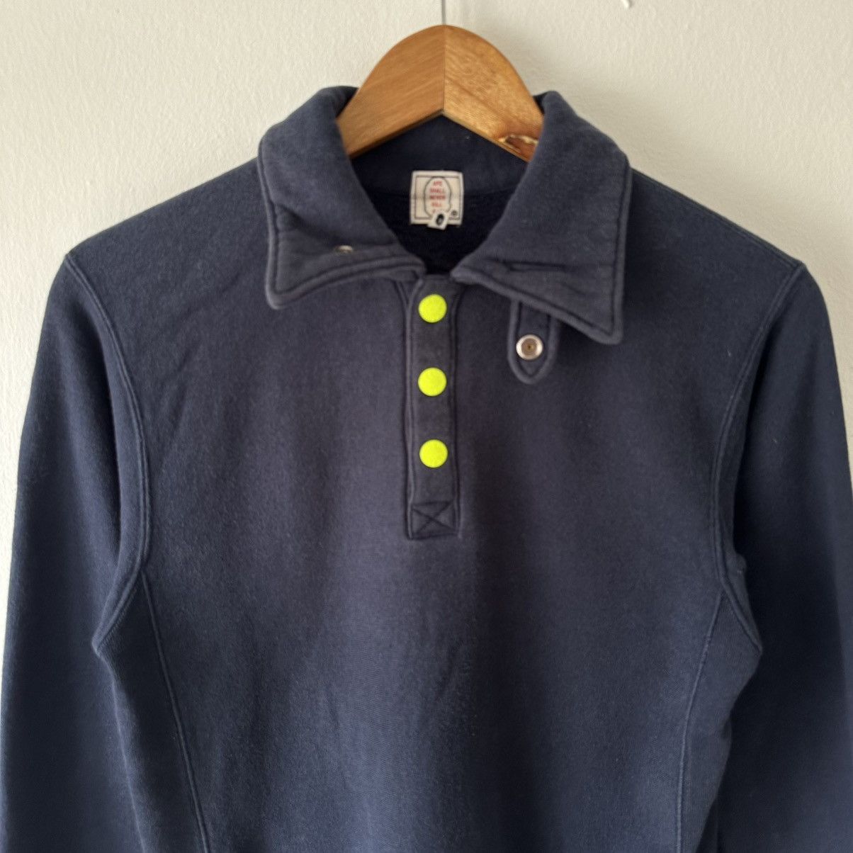 Bape Bape Ape Shall Never Kill Ape Button Collar Sweatshirt Size US XS / EU 42 / 0 - 3 Thumbnail