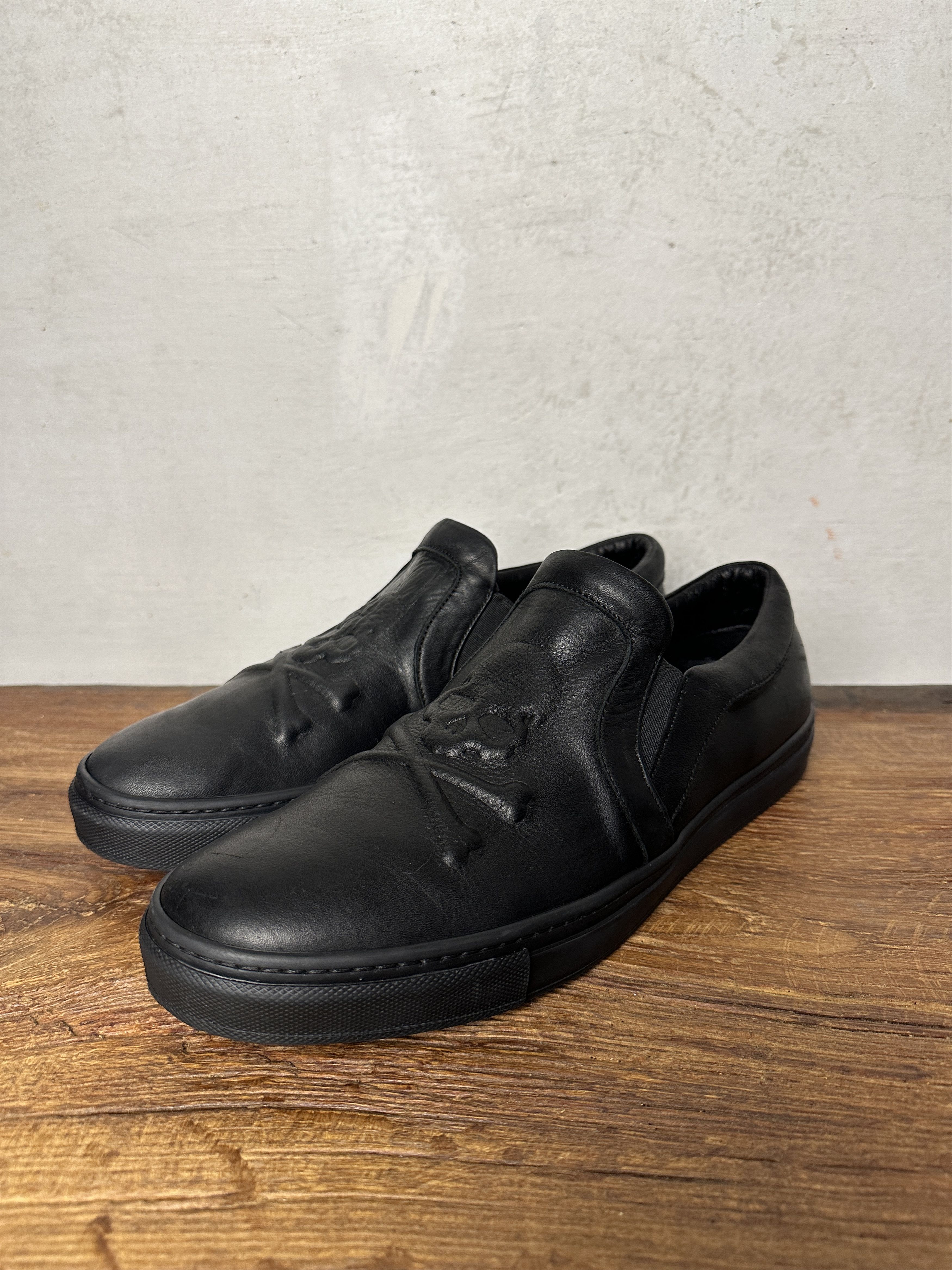 Philipp Plein Philipp Plein Saul Leather Slip Ons Size US 10 / EU 43 - 1 Thumbnail