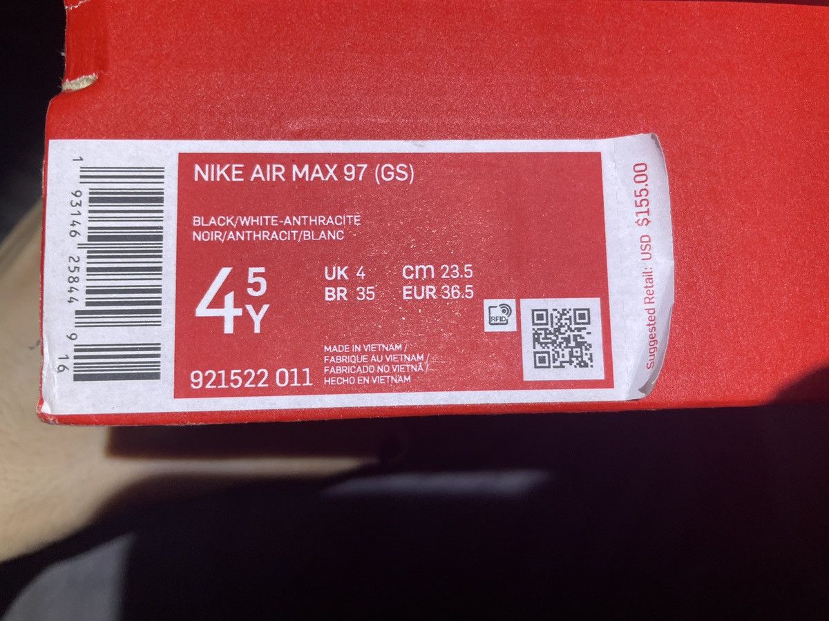 Nike Nike Air Max 97 Black Size US 6 / IT 36 - 7 Thumbnail