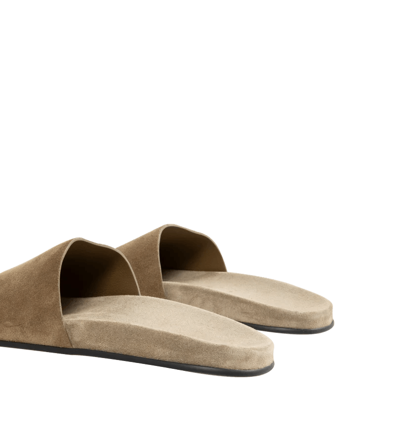 The Row o1h1sh11225 Hugh Slide in Beige Size US 7 / EU 40 - 3 Thumbnail