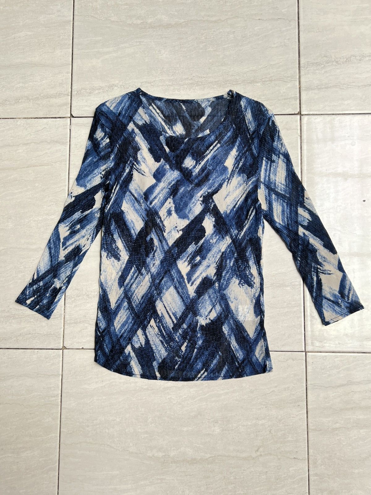 Issey Miyake Issey Miyake Abstract Wrinkle Pleats T-shirt Size US XS / EU 42 / 0 - 1 Thumbnail