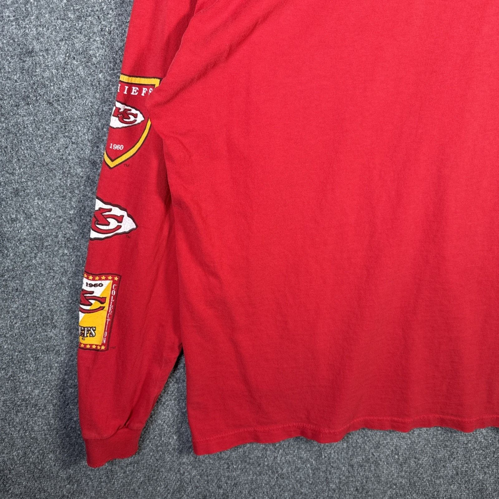 The Game Vintage Kansas City Chiefs Shirt Mens XL Red 90s Long Sleeve Size US XL / EU 56 / 4 - 9 Thumbnail
