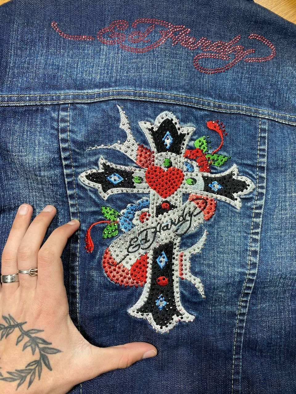 Christian Audigier × Ed Hardy × Vintage Vintage Ed Hardy Christian Audigier Hoodie Size US S / EU 44-46 / 1 - 2 Thumbnail