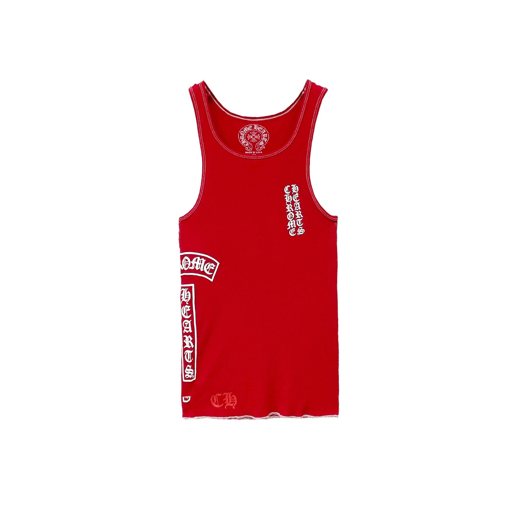 Chrome Hearts Red Tank Top | Grailed