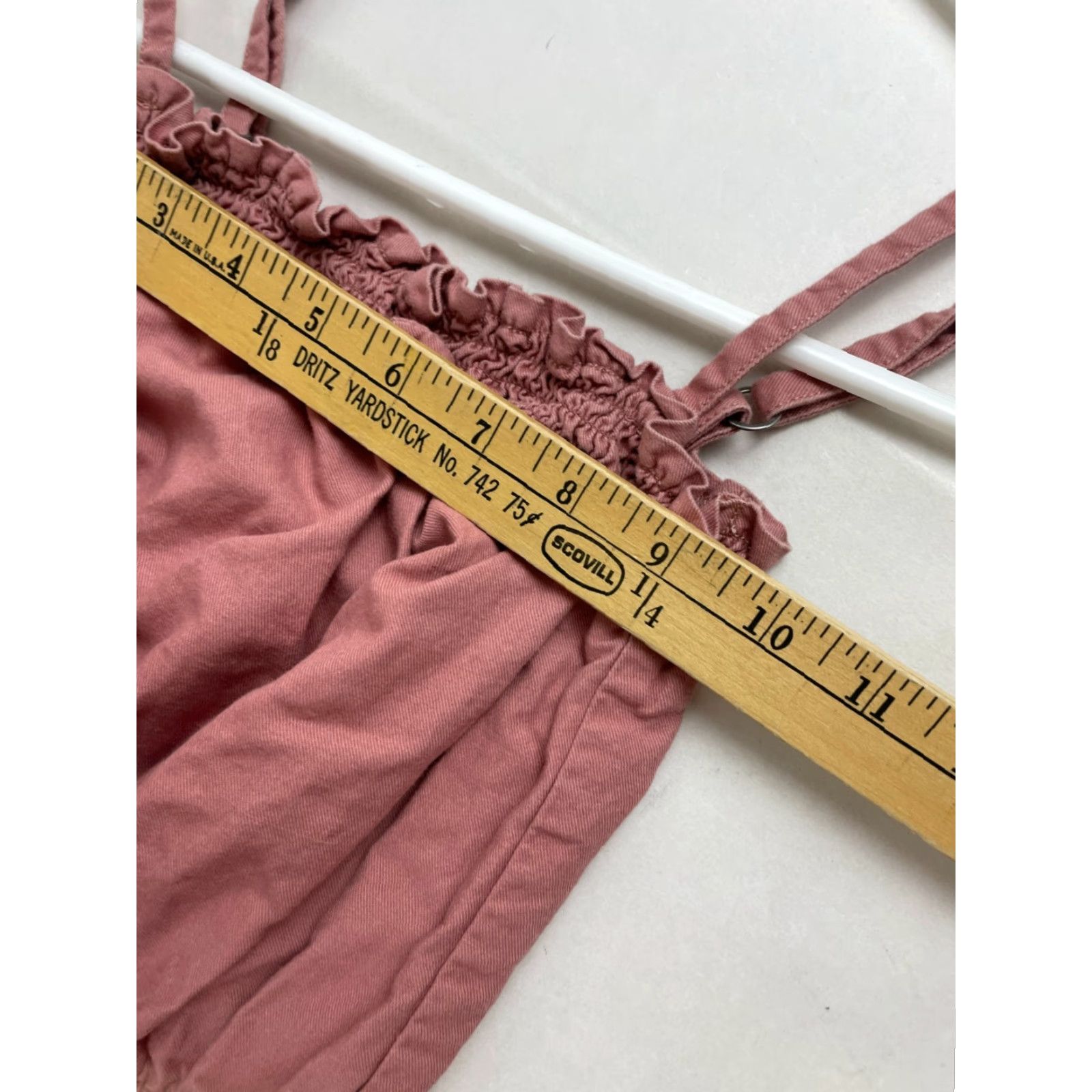 Abercrombie & Fitch Abercrombie & Fitch Jumpsuit Women Size 13/14 Pink Sleeveless One-Piece Casual Modern Size 34" / US 12 / IT 48 - 5 Thumbnail