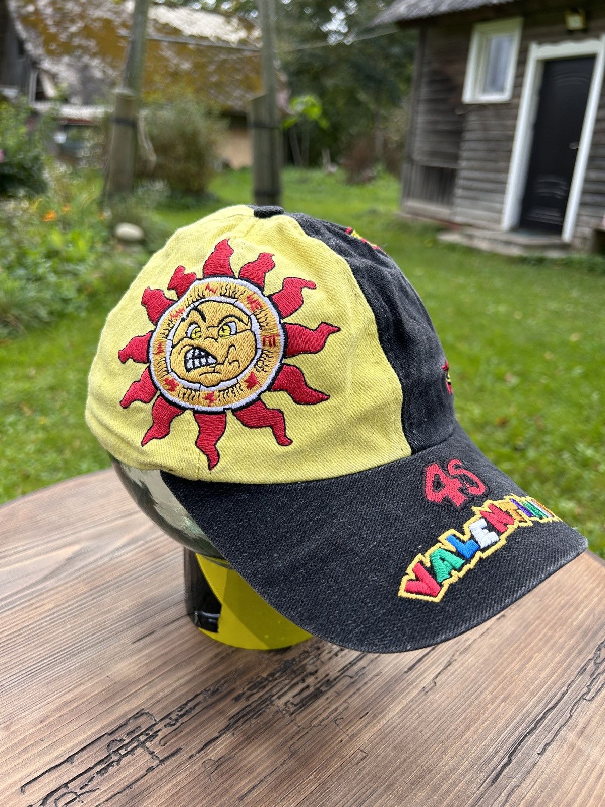 Vintage 90s Vintage Valentino Rossi Rare Embroidery Cap Hat Size ONE SIZE - 1 Thumbnail