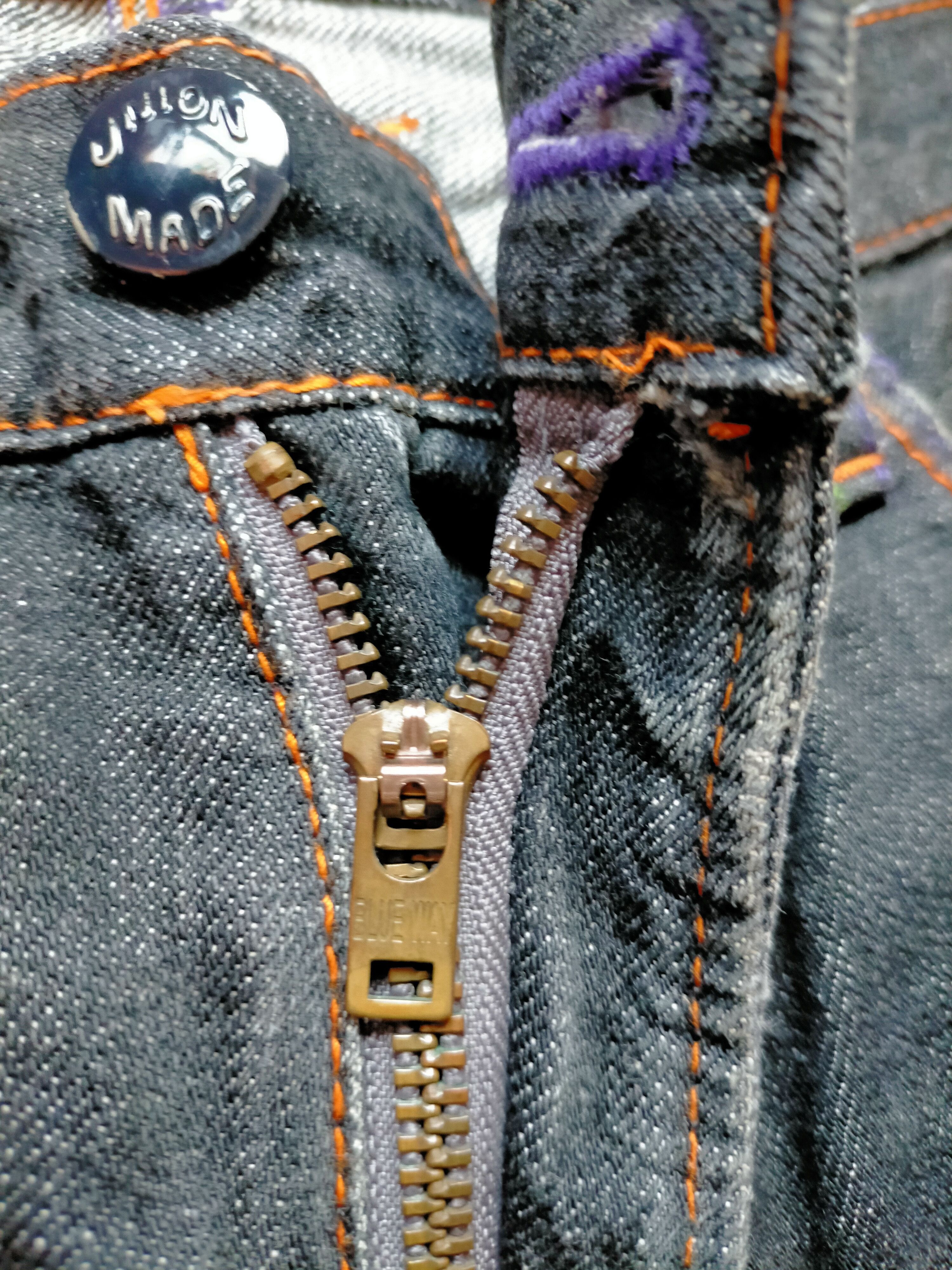 Hysteric Glamour × Japanese Brand Flare Jeans Union Made Blue Way Black Japan Boot cut Denim Size US 33 - 18 Thumbnail