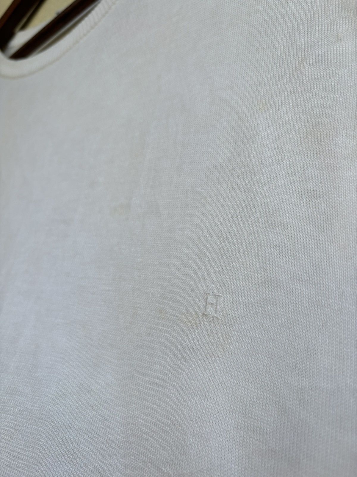 Hermes Vintage 70’s Hermes Small Logo Plain Tshirt Size US M / EU 48-50 / 2 - 3 Thumbnail