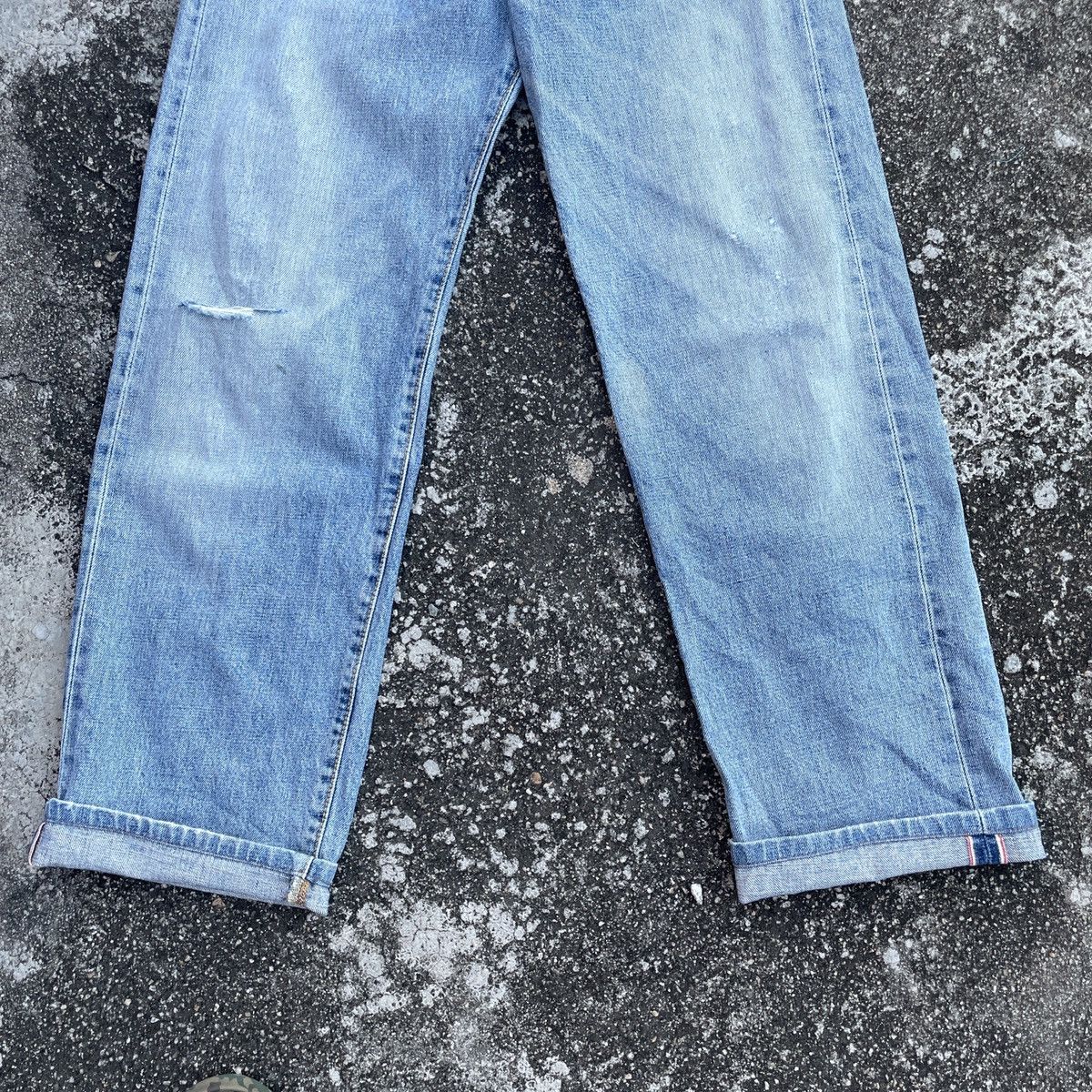 Edwin Vintage Edwin Distressed Slevedge Redline Denim Jeans Size US 28 / EU 44 - 4 Thumbnail