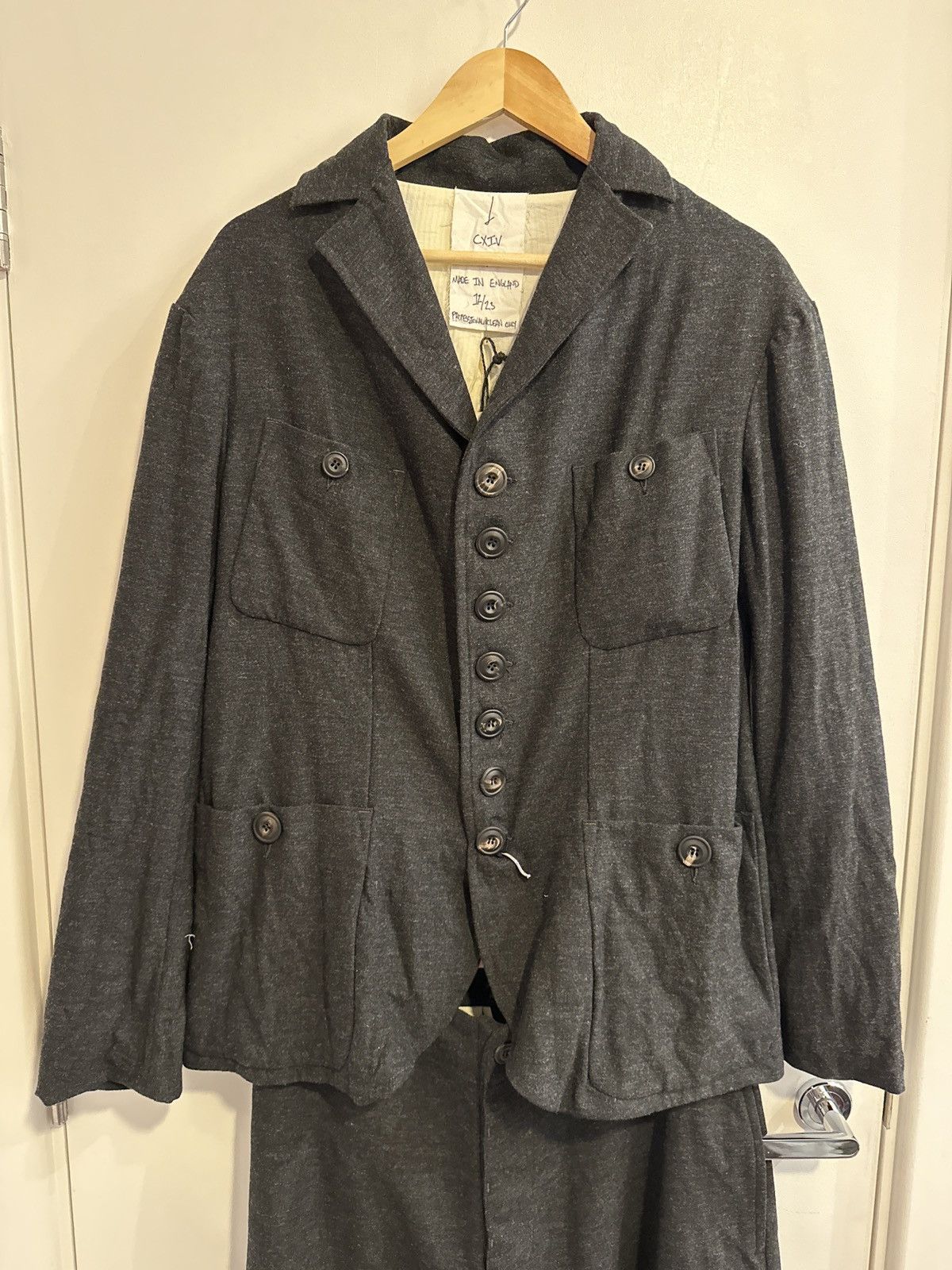 John Alexander Skelton Wool Cxiv Suit Size 50R - 2 Thumbnail