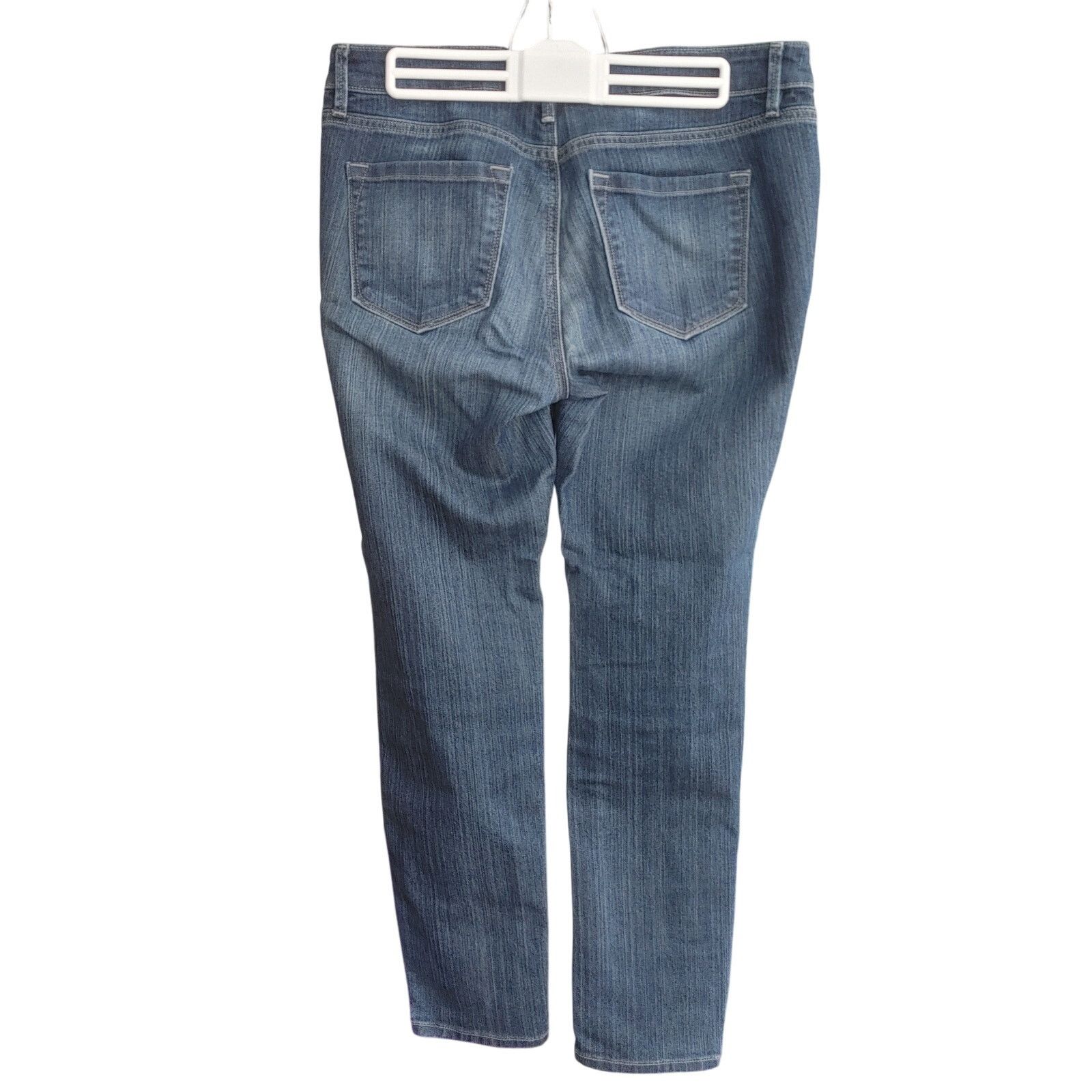 Other LOFT Women's 8P Navy Blue Light Washed Bootcut Jeans Size 30" / US 8 / IT 44 - 2 Thumbnail