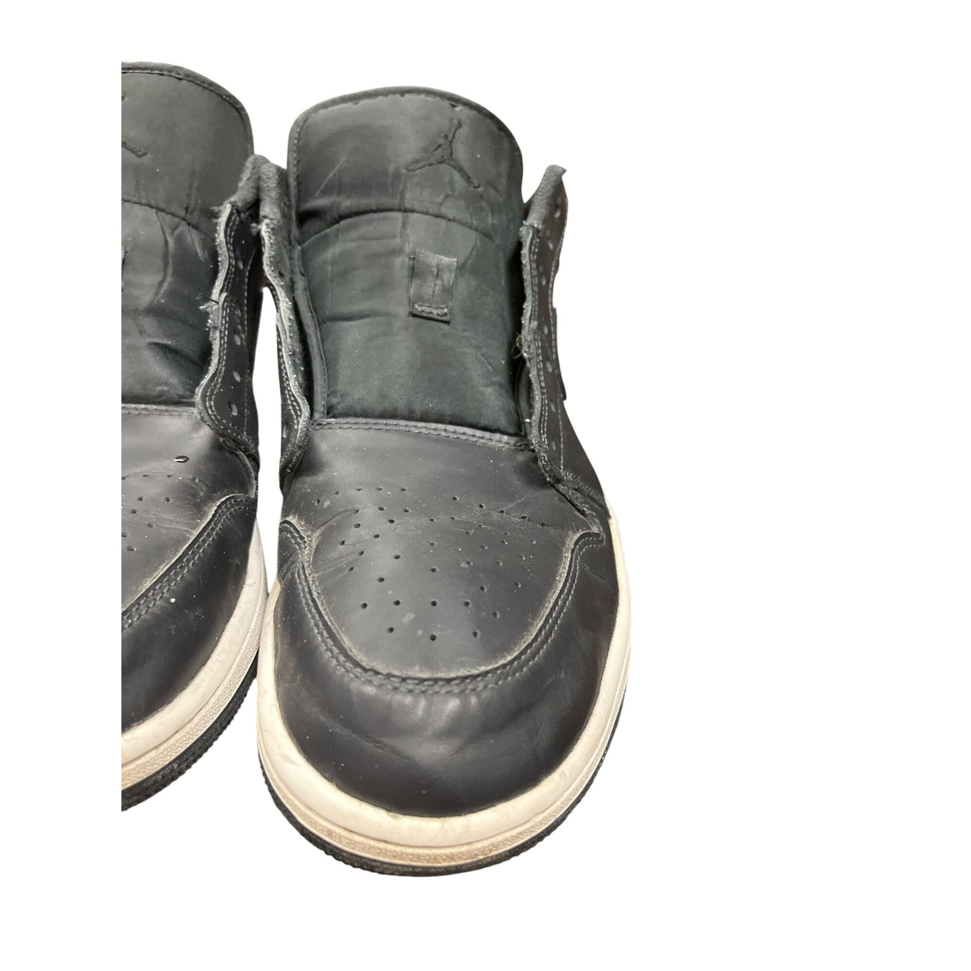 Nike Nike Jordan Air Jordan mens black leather elephant sneakers Size US 13 / EU 46 - 13 Thumbnail