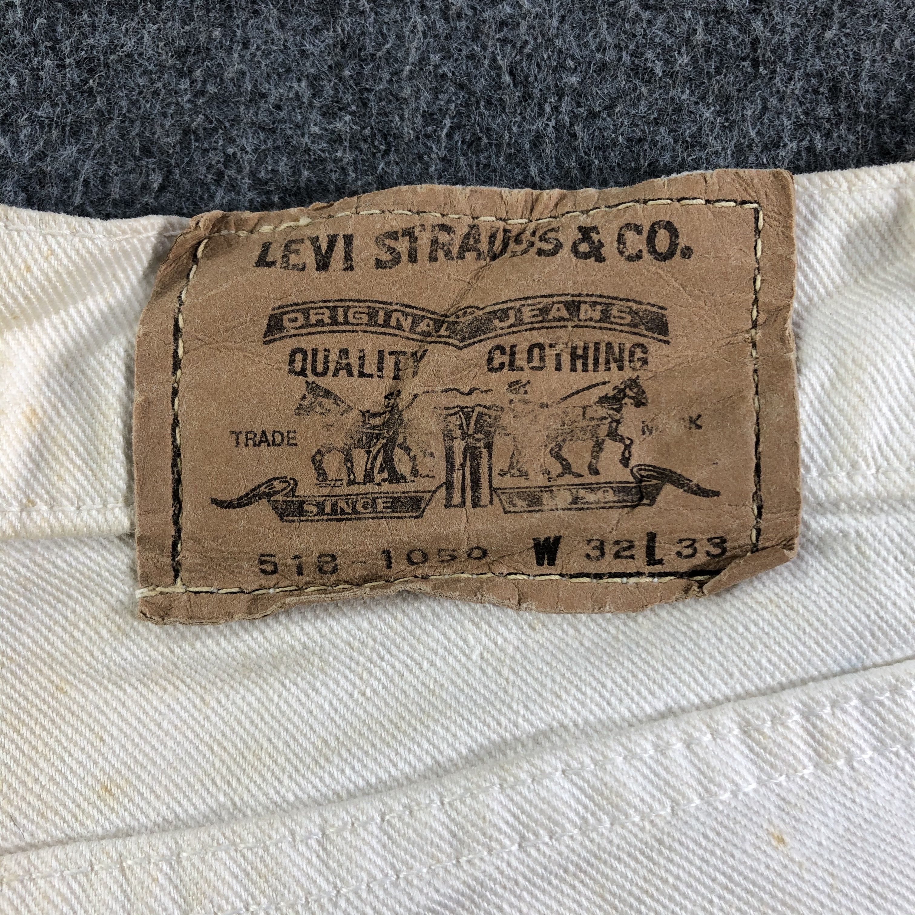 Levi's 90s Vintage Light Wash Levis 518 Jeans-J3032 Size US 30 / EU 46 - 5 Thumbnail
