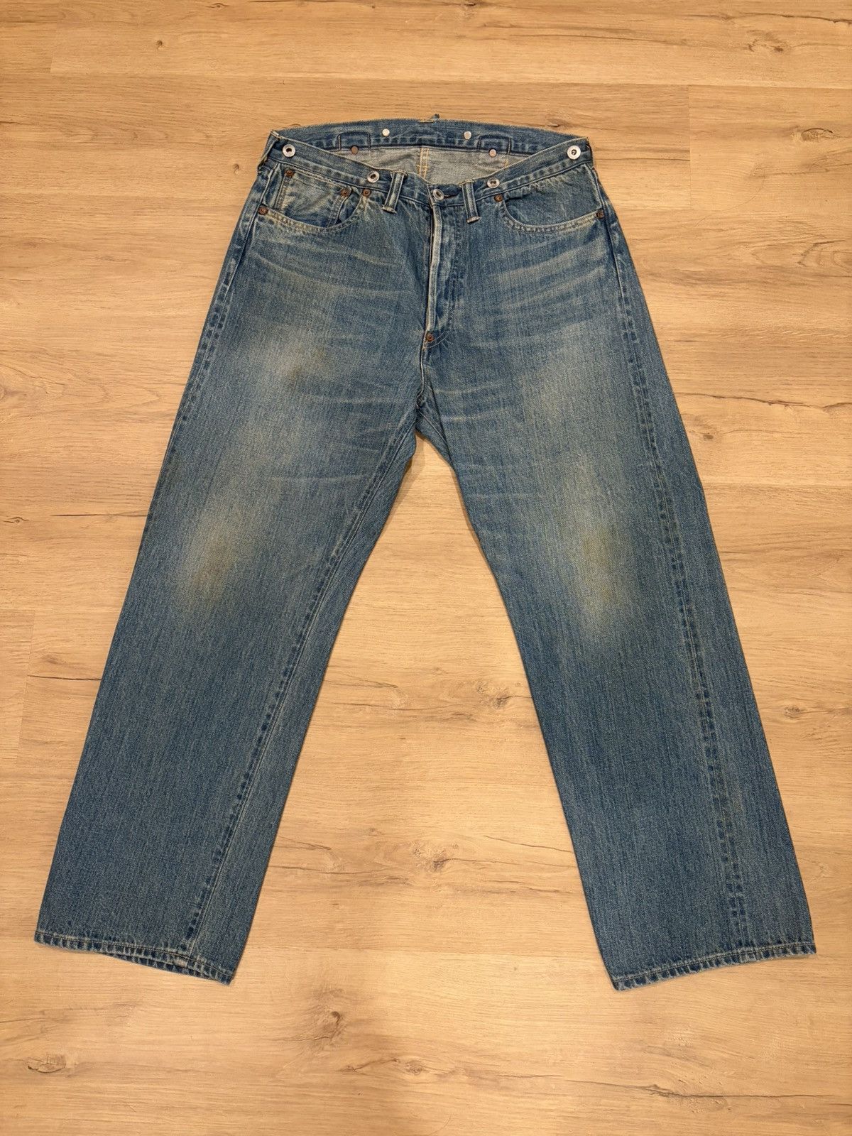 A.PRESSE A.PRESSE Denim Painter Pants Size 2 | Grailed