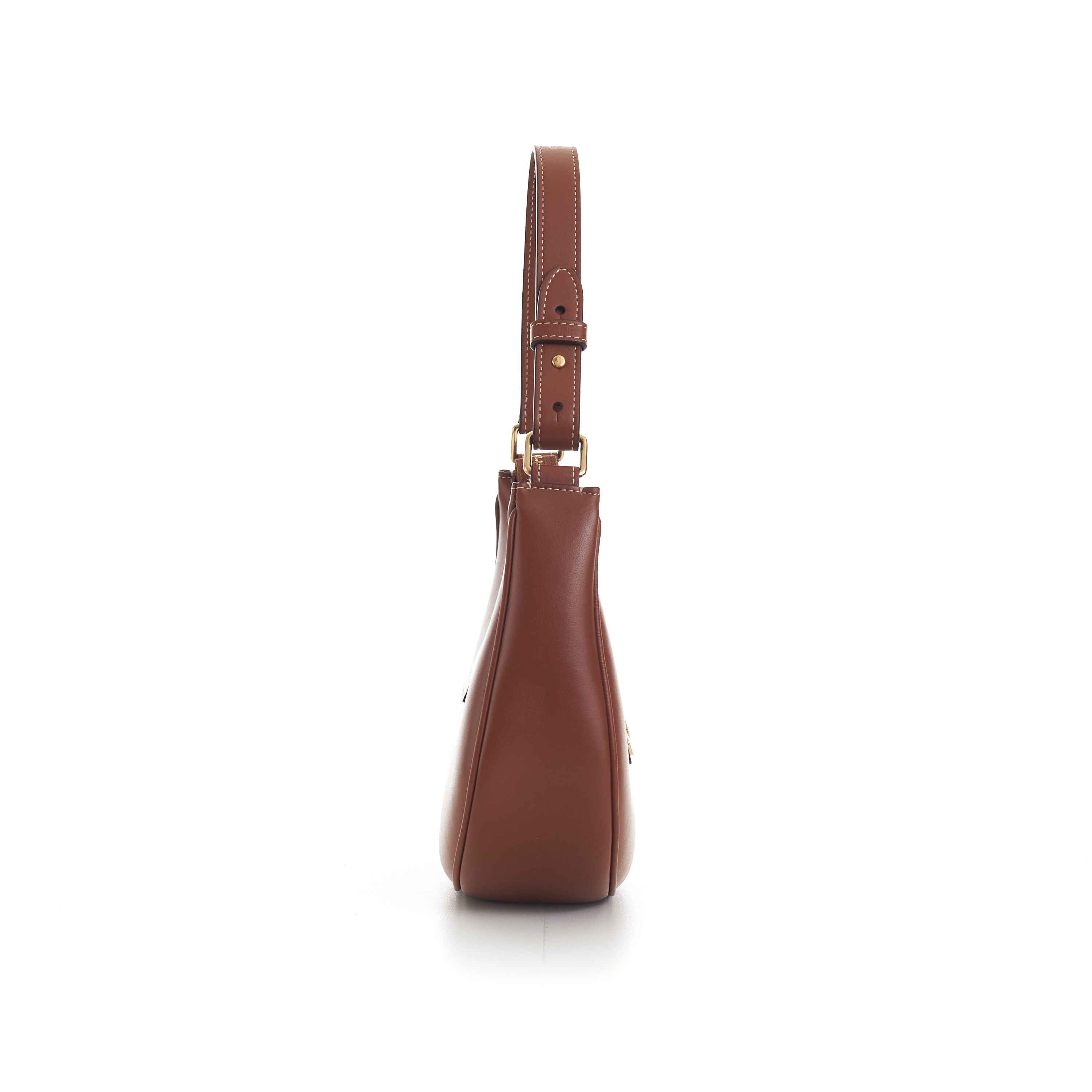 Celine Medium AVA Triomphe Bag - Tan Brown Smooth Calfskin Size ONE SIZE - 7 Thumbnail