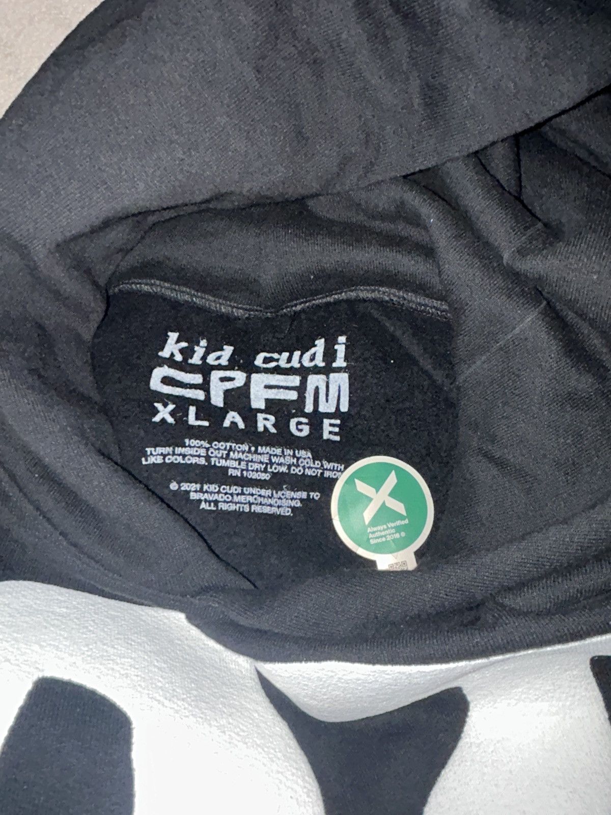 Cactus Plant Flea Market × Kid Cudi Kid Cudi MOTM III CPFM Hoodie Black Size US XL / EU 56 / 4 - 4 Thumbnail