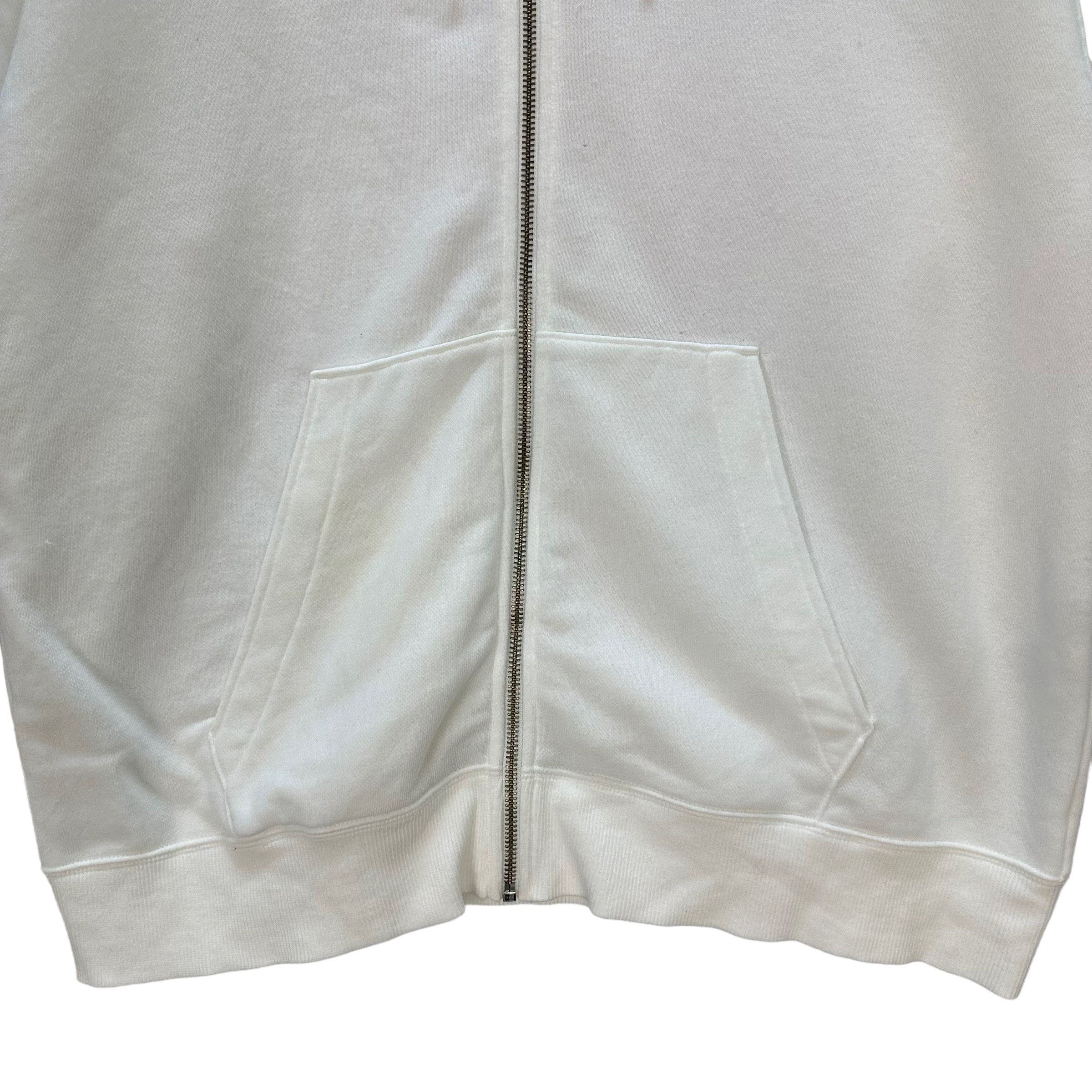 Japanese Brand Kim Jones Sweating Banana White Zipper Hoodies #9179-66 Size US L / EU 52-54 / 3 - 5 Thumbnail
