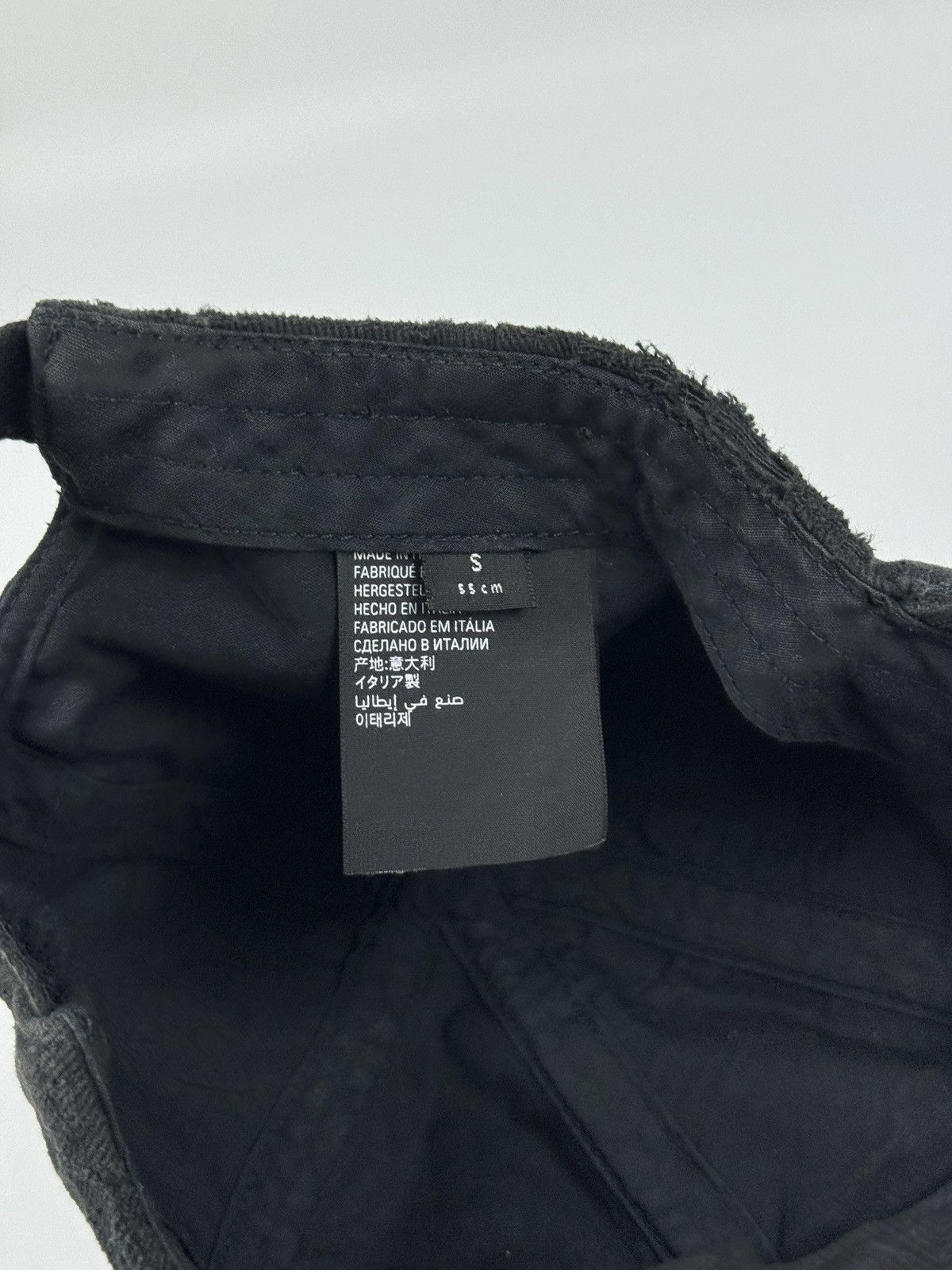Balenciaga SS23 Balenciaga Heavy Piercing Distressed Cap Size ONE SIZE - 8 Thumbnail