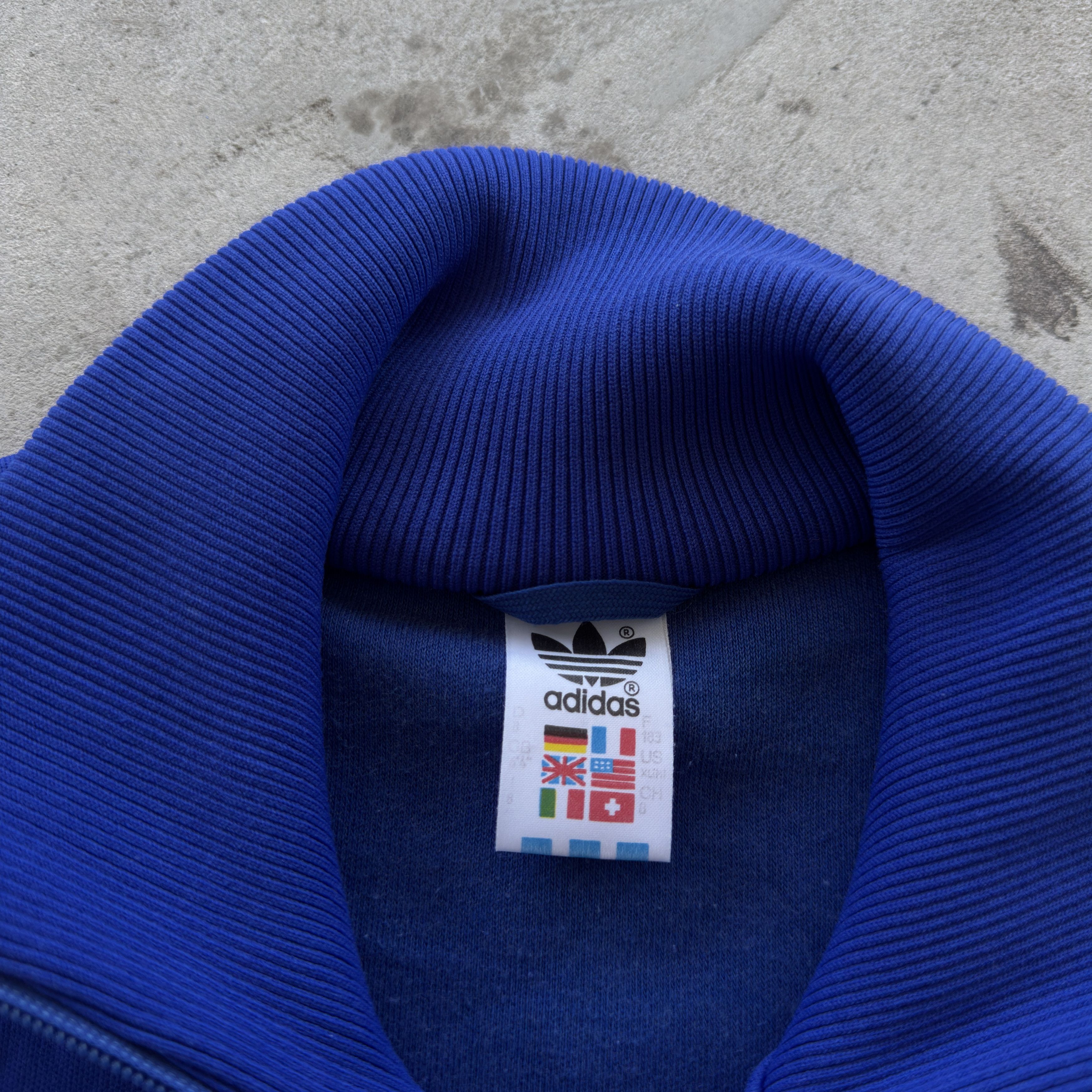 Adidas Vintage Adidas Blue Track Jacket Trefoil 3 Stripes XL Size US XL / EU 56 / 4 - 5 Thumbnail