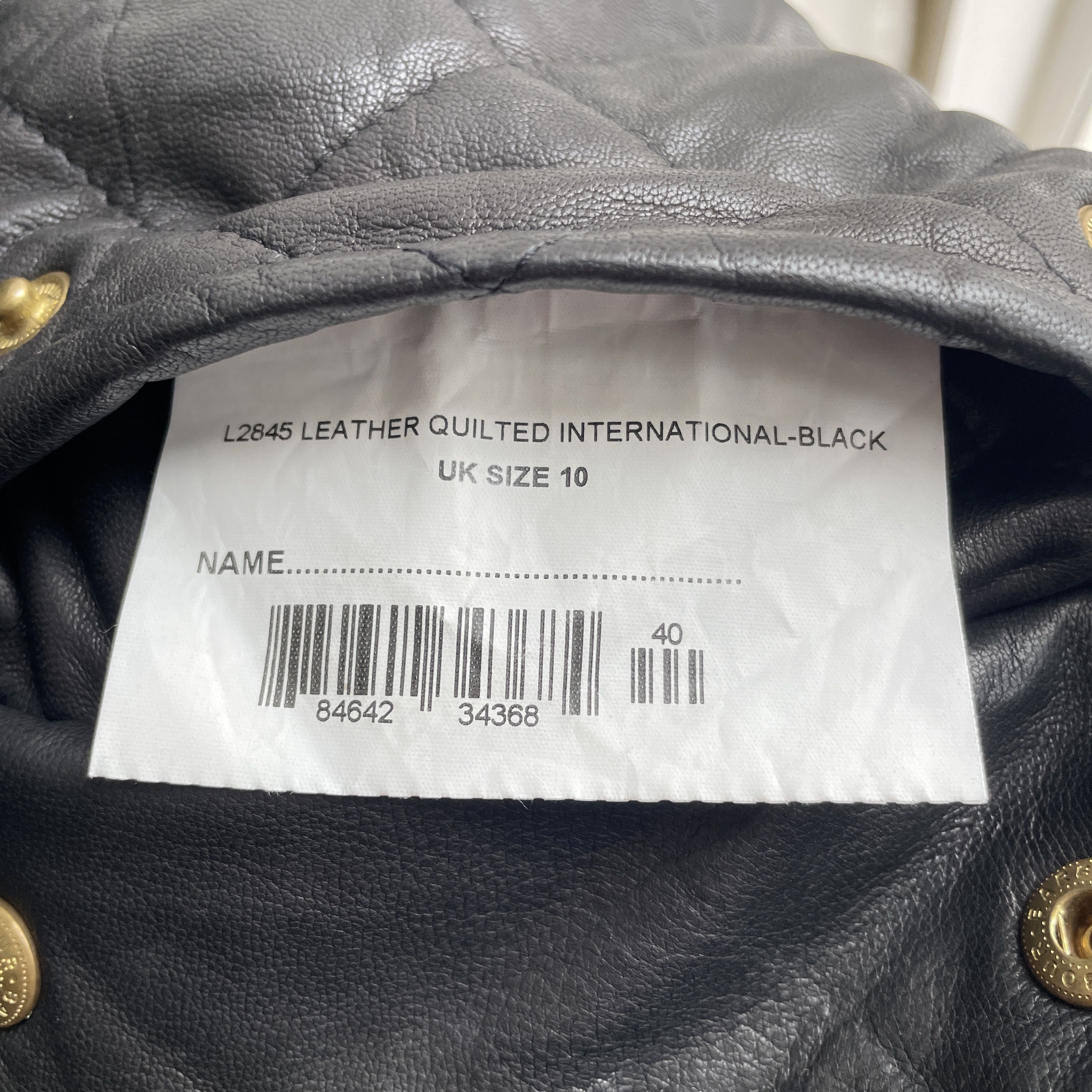 Barbour Barbour International Womens Nappa Leather Quilted Jacket Size M / US 6-8 / IT 42-44 - 18 Thumbnail