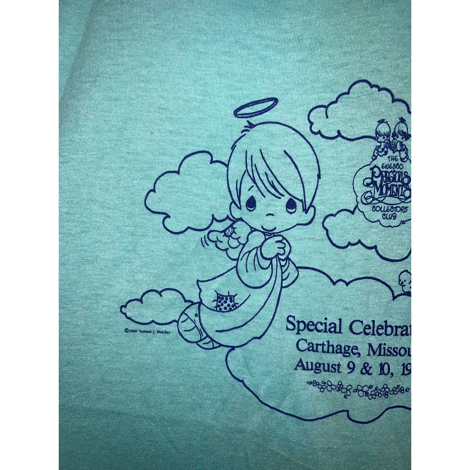 Vintage Vintage Precious Moments Shirt The Enesco Club 1991 Tee VTG Size US L / EU 52-54 / 3 - 5 Thumbnail