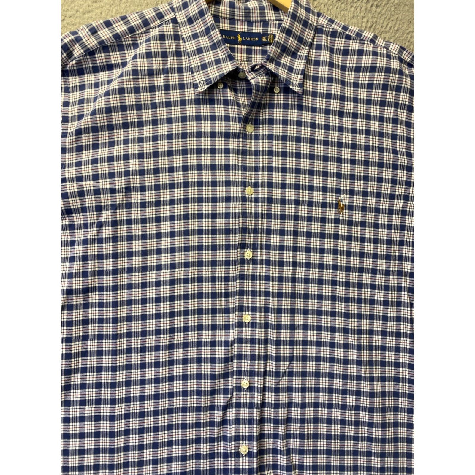 Ralph Lauren RALPH LAUREN Button-Down Shirt Mens XXLT Plaid Classic Long Sleeve Multicolor /162-15 Size US XXL / EU 58 / 5 - 3 Thumbnail