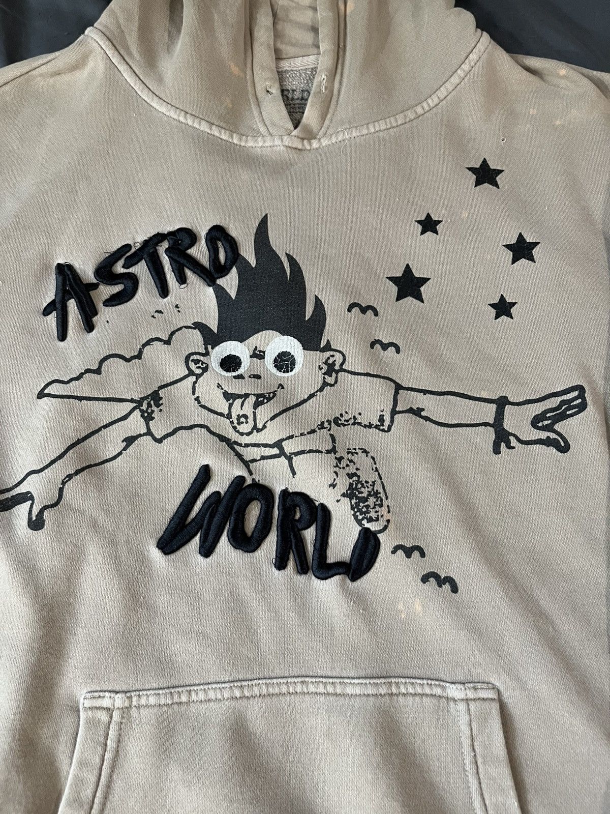 Travis Scott Travis Scott Astroworld Look Mom I Can Fly Hoodie Tan Size US L / EU 52-54 / 3 - 11 Thumbnail