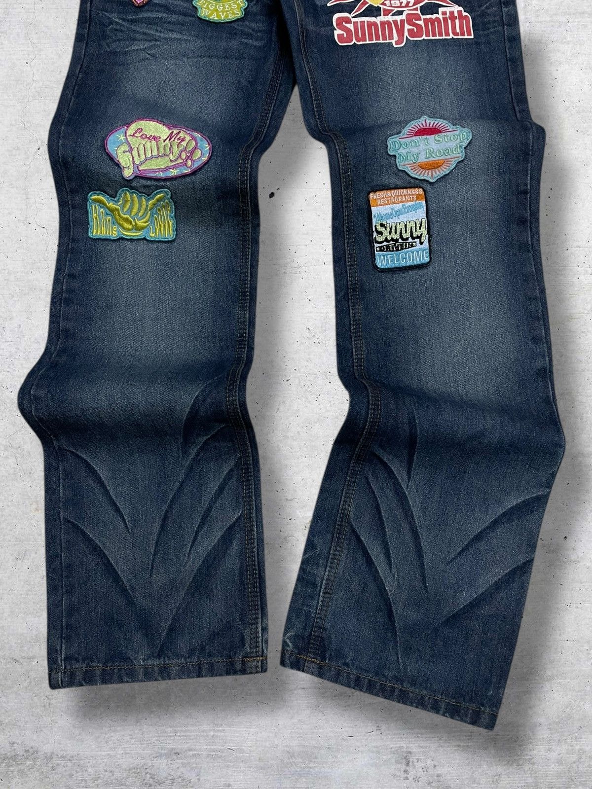 Hysteric Glamour VINTAGE SUNNY SMITH CRAFTED RARE JAPAN DESIGNER SUMMER PATCH Size US 30 / EU 46 - 3 Thumbnail