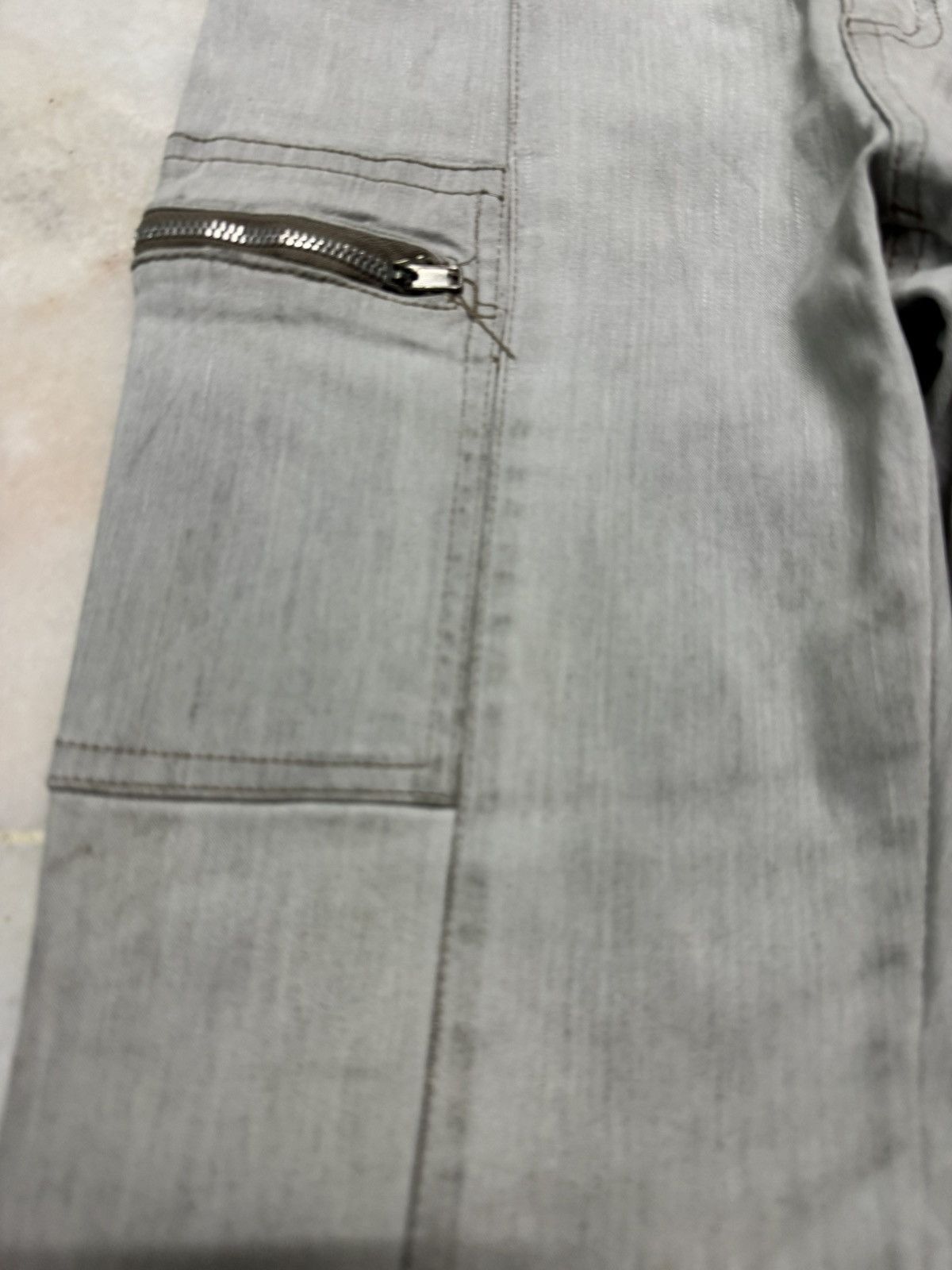 Japanese Brand FLARE BOOTCUT JAPANESE CARGO DENIM JEANS STRETCHABLE Size US 28 / EU 44 - 4 Thumbnail