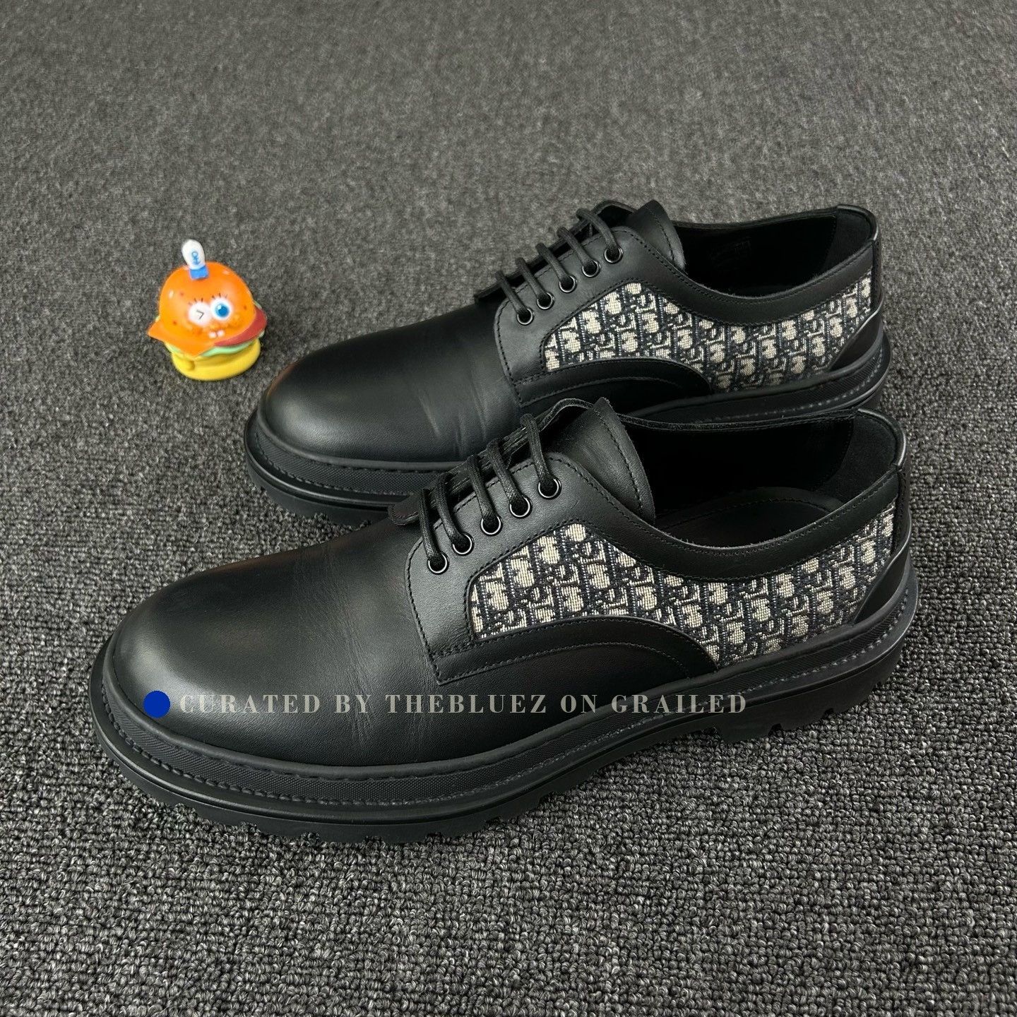 Dior Dior Black Monogram Leather Boots Size US 8 / EU 41 - 7 Thumbnail