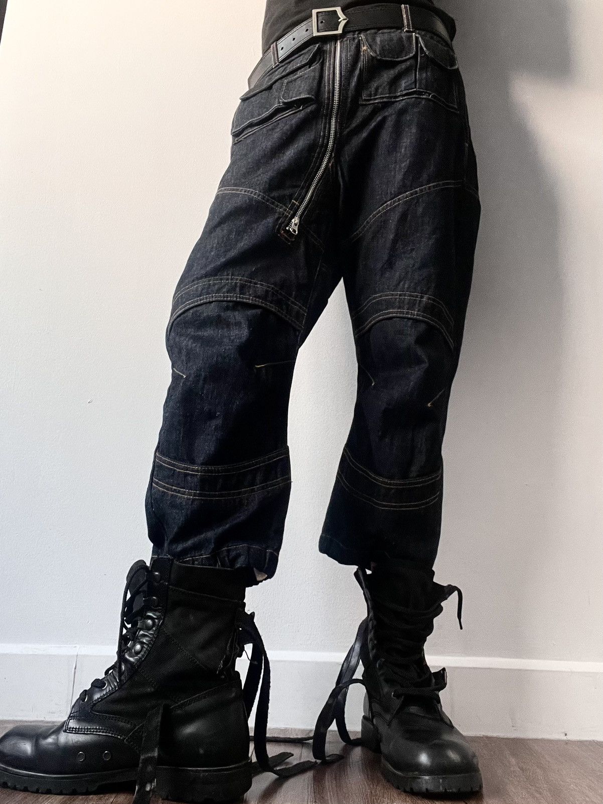 CABANE de ZUCCa Cabane De Zucca Multi Pocket Baggy Jeans Size US 32 / EU 48 - 3 Thumbnail