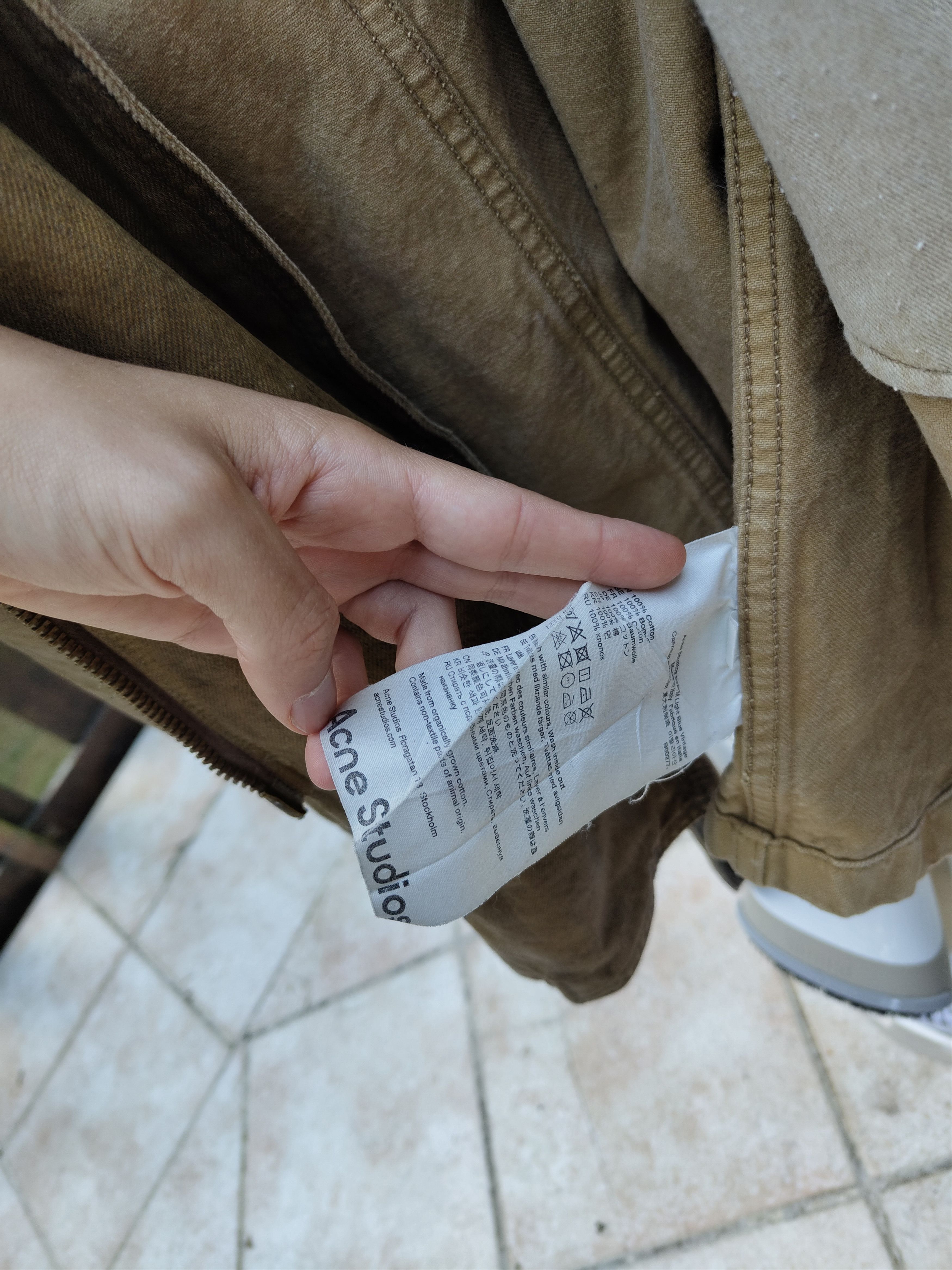 Acne Studios Acne studios denim trench-coat waxed gradient belted Size US S / EU 44-46 / 1 - 11 Thumbnail