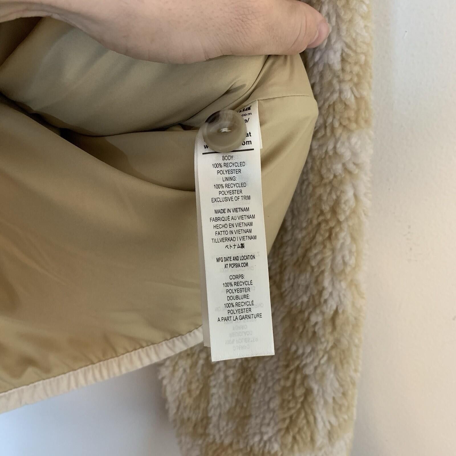 Patagonia Patagonia Divided Sky Deep Pile Fleece Jacket Tan Size M Size M / US 6-8 / IT 42-44 - 6 Thumbnail