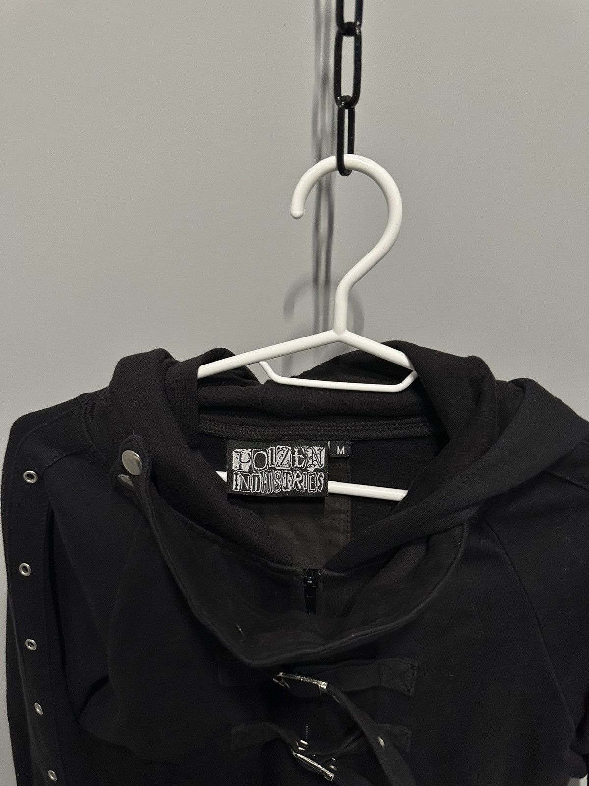 Hysteric Glamour Poizen Industries Gothic Bondage Mask Jacket Avant Garde Size M / US 6-8 / IT 42-44 - 13 Thumbnail